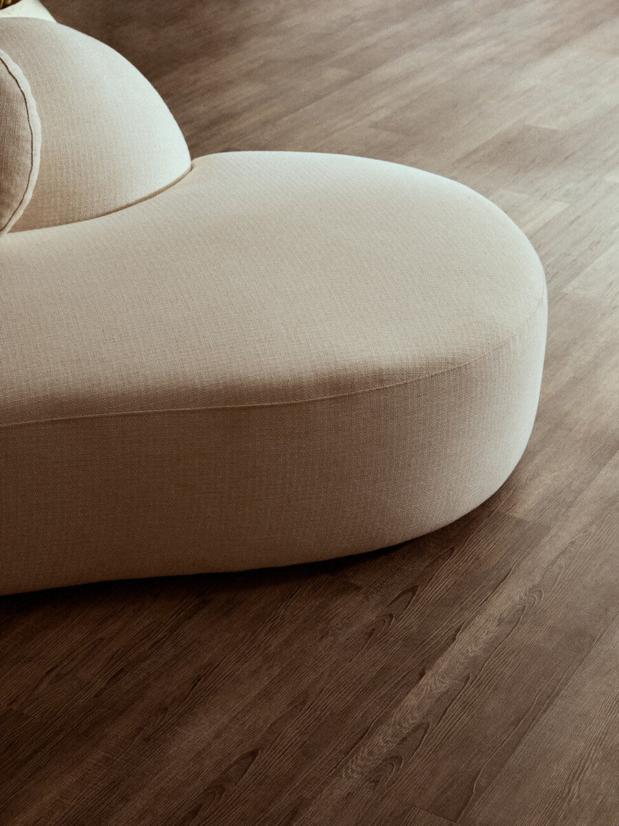 Ovada Cream Linen Fabric 3 Seater Sofa