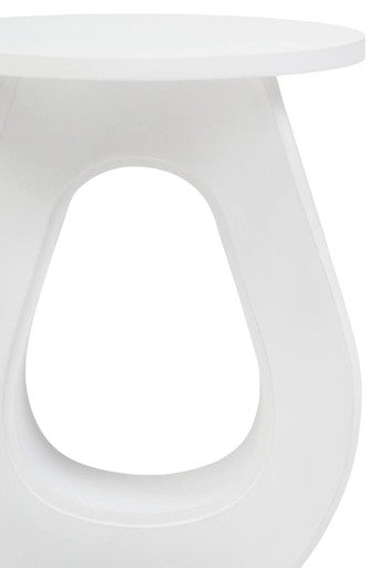 Walsa Whitewash Mango Wood Accent Table - PN Home