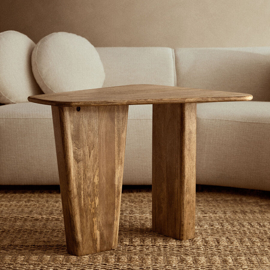 Walsa Natural Finish Mango Wood Coffee Table - PN Home