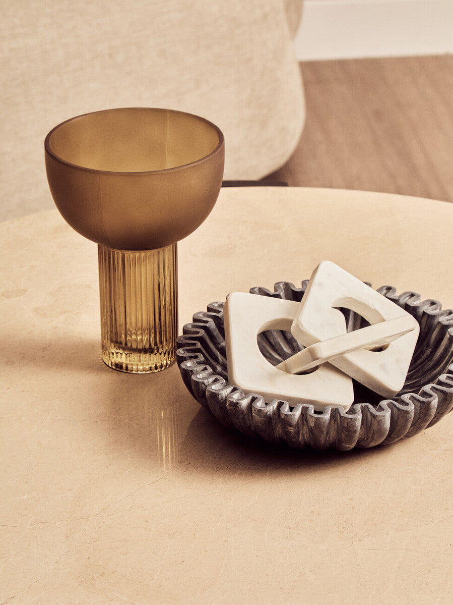 Palermo Round Cream Marble Top Large Coffee Table - PN Home