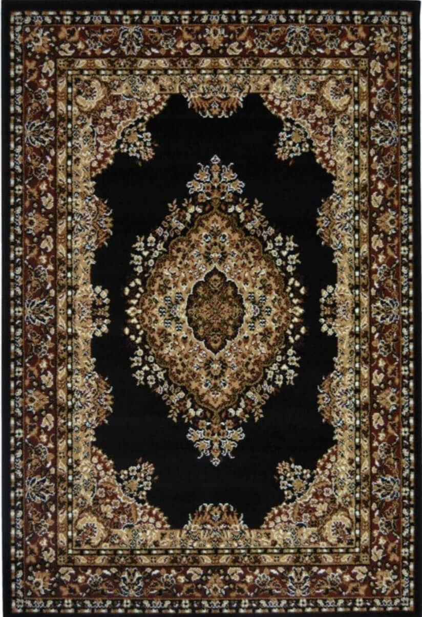 Maestro Traditional Black Rug | 4470 B11 - PN Home