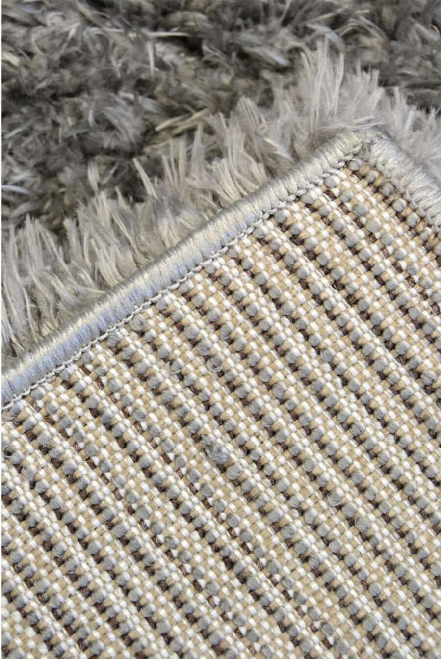 Lagom Grey Shaggy Rugs - PN Home