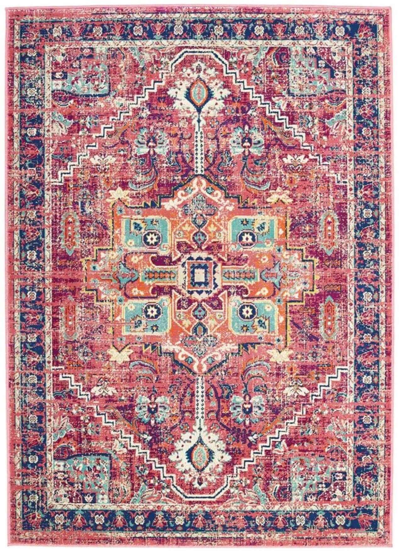 Granada Multicolour Vintage Rug | Ruby - PN Home