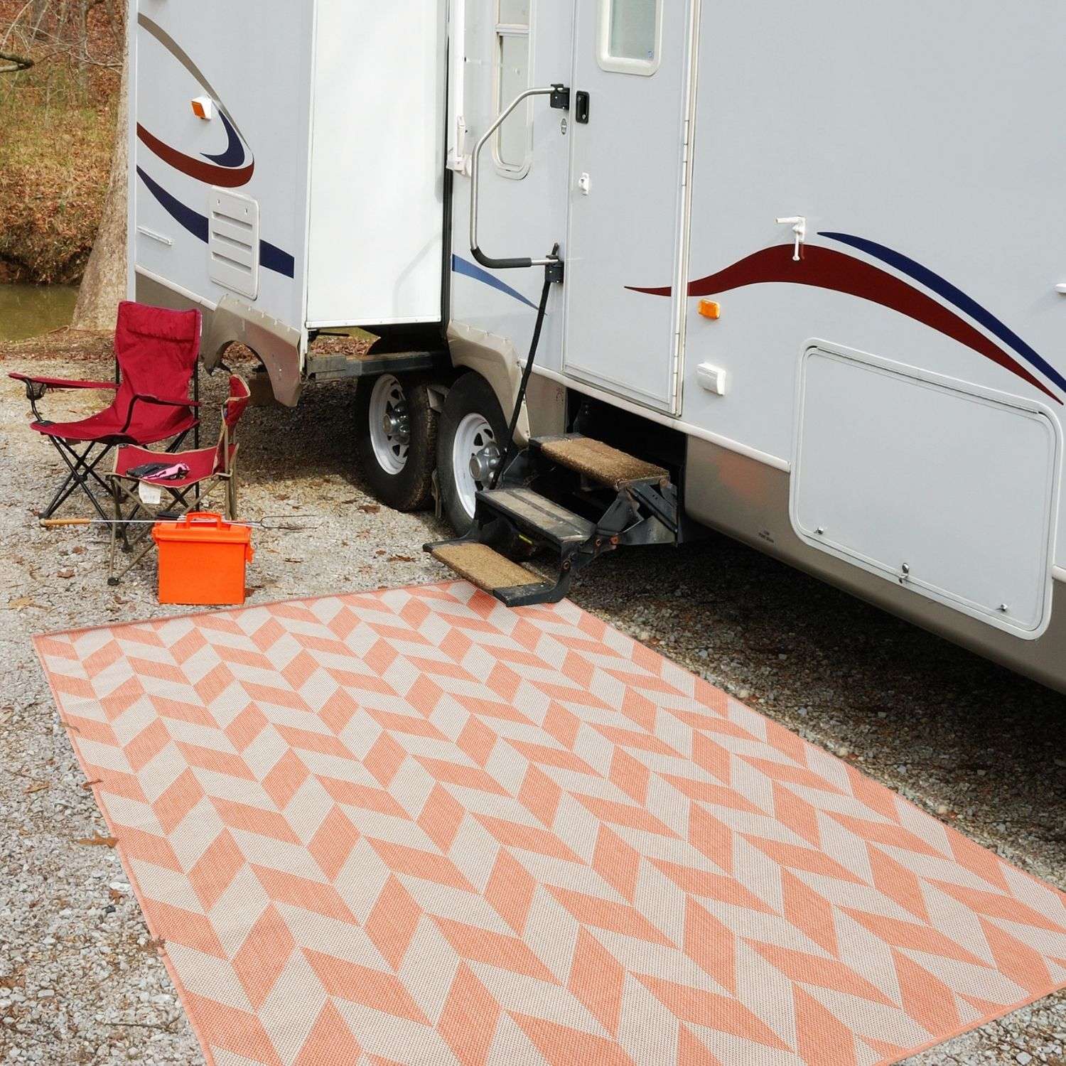 Ecology Outdoor Rug Orange | 600Or - PN Home