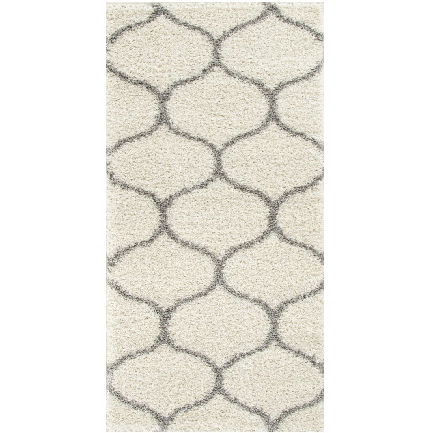 Moroccan Ivory Shaggy Rug | 600 - PN Home