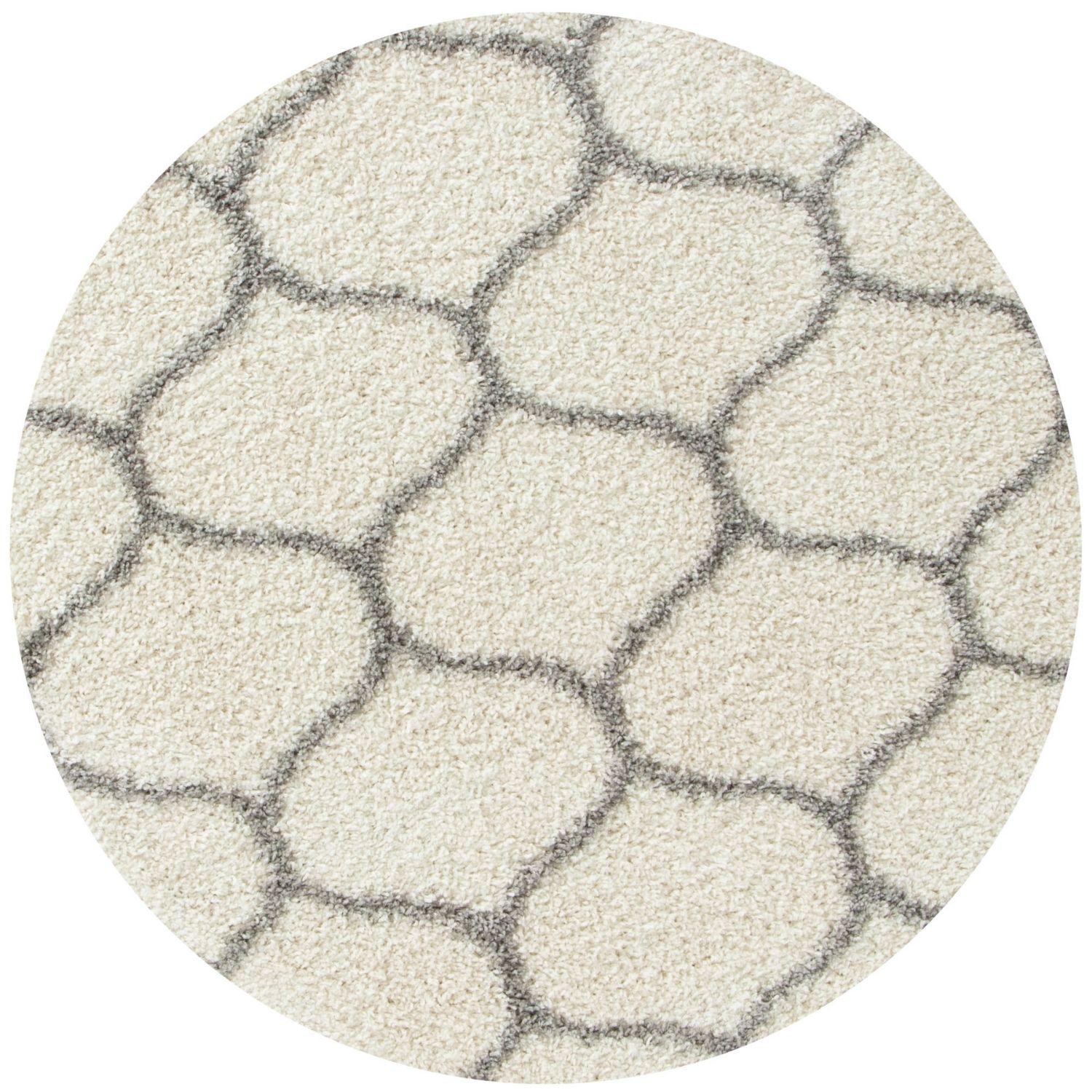 Moroccan Ivory Shaggy Rug | 600 - PN Home