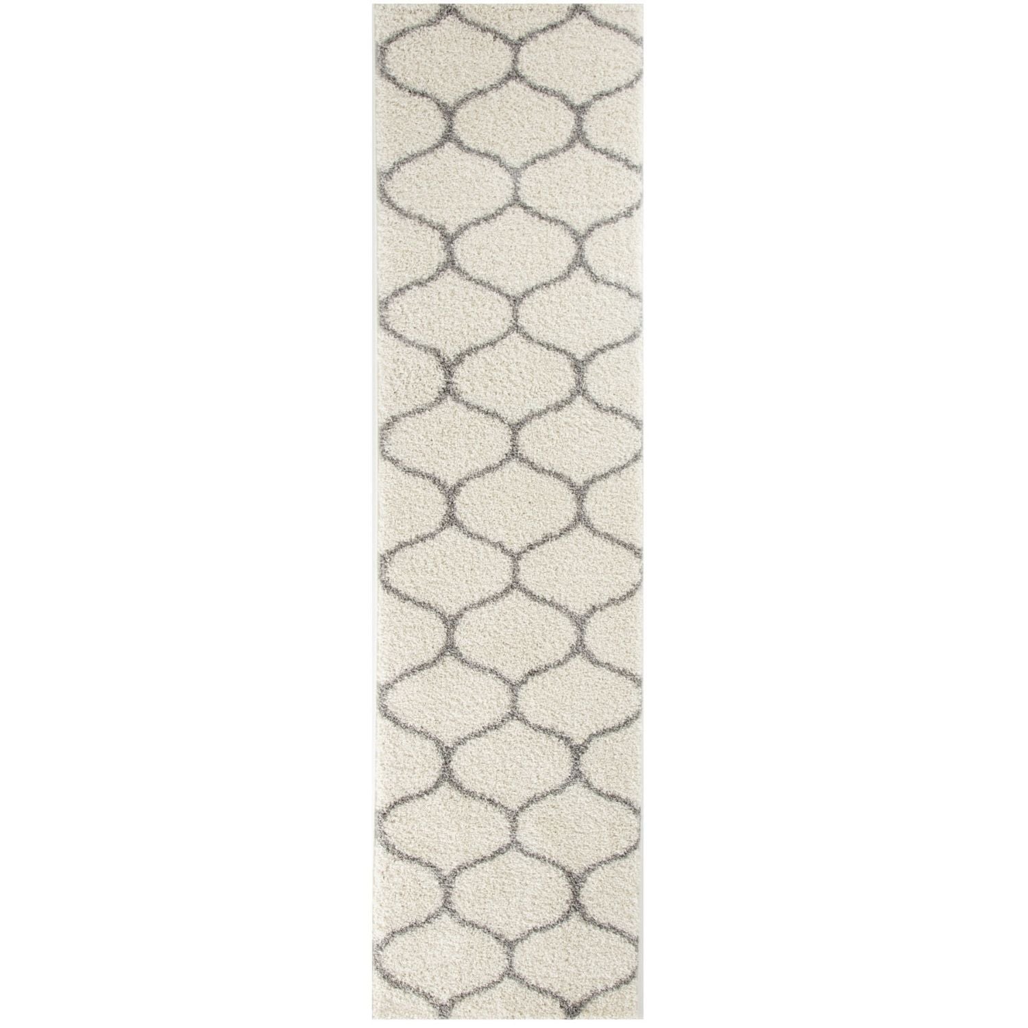 Moroccan Ivory Shaggy Rug | 600 - PN Home