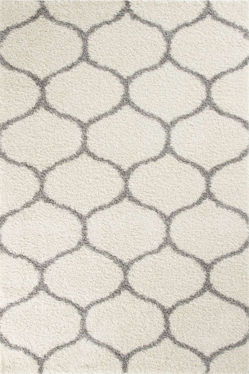 Moroccan Ivory Shaggy Rug | 600 - PN Home