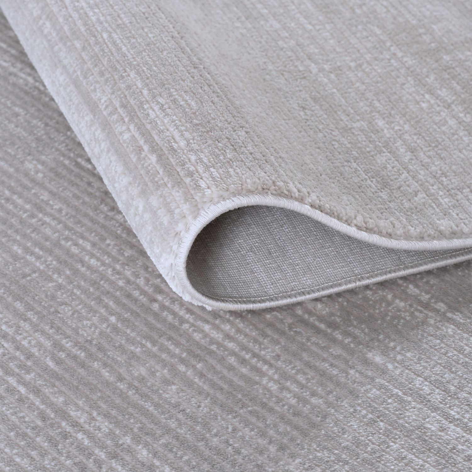 Carmel Grey-Cream Striped Rug | 6020 - PN Home
