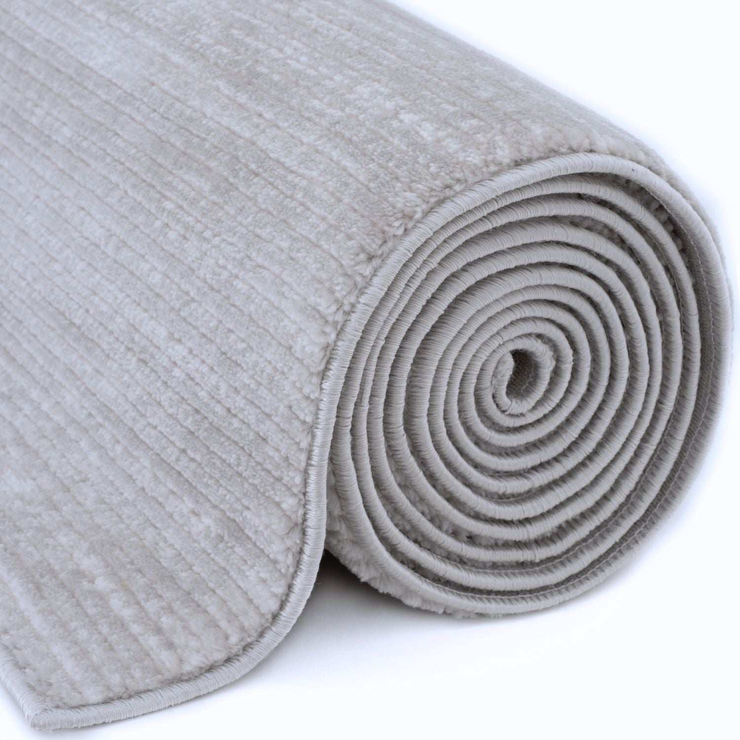 Carmel Grey-Cream Striped Rug | 6020 - PN Home