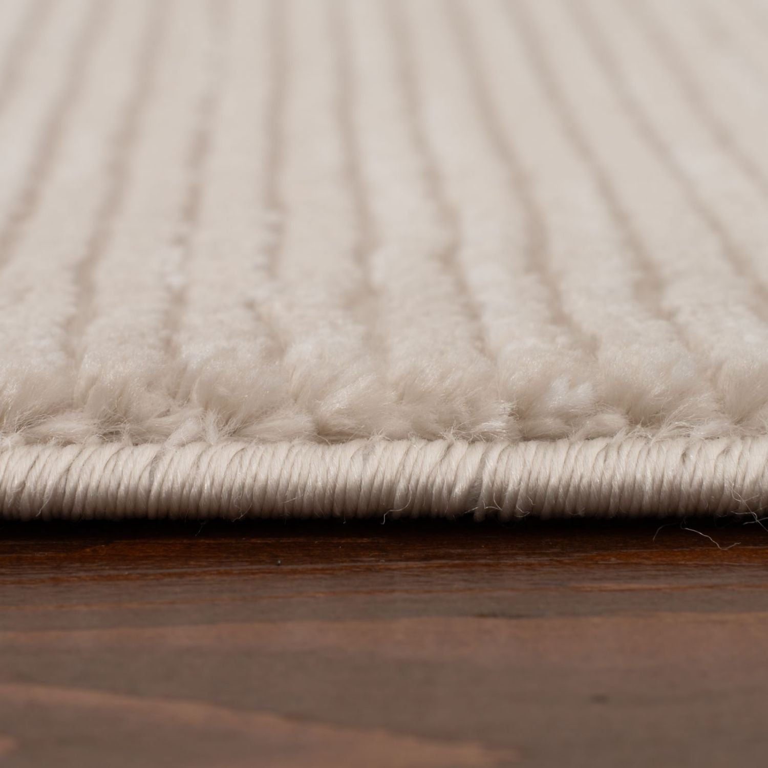 Carmel Beige-Cream Striped Rug | 6020 - PN Home