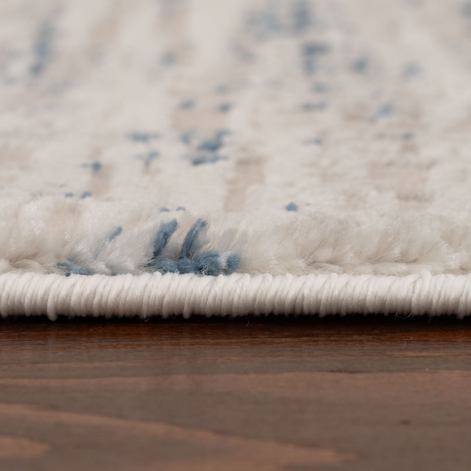 Carmel Cream-Blue Abstract Rug | 6030 - PN Home