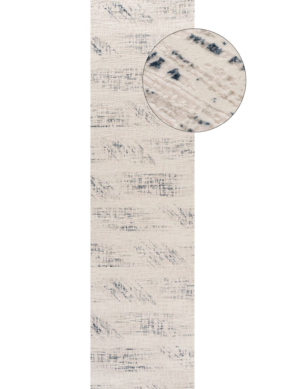 Carmel Cream-Blue Abstract Rug | 6030 - PN Home