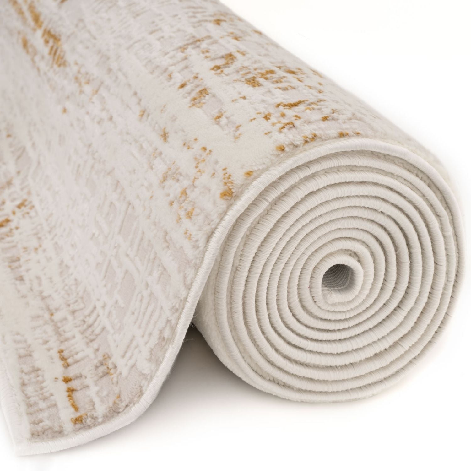 Carmel Cream-Gold Abstract Rug | 6030 - PN Home