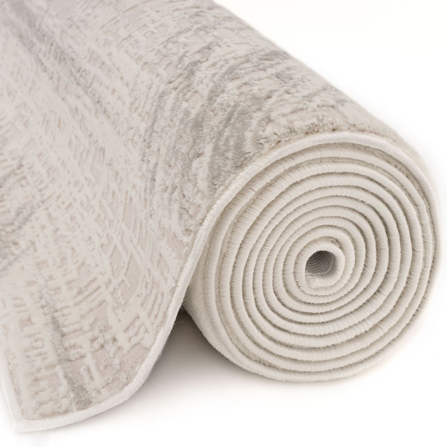Carmel Cream-Grey Abstract Rug | 6030 - PN Home