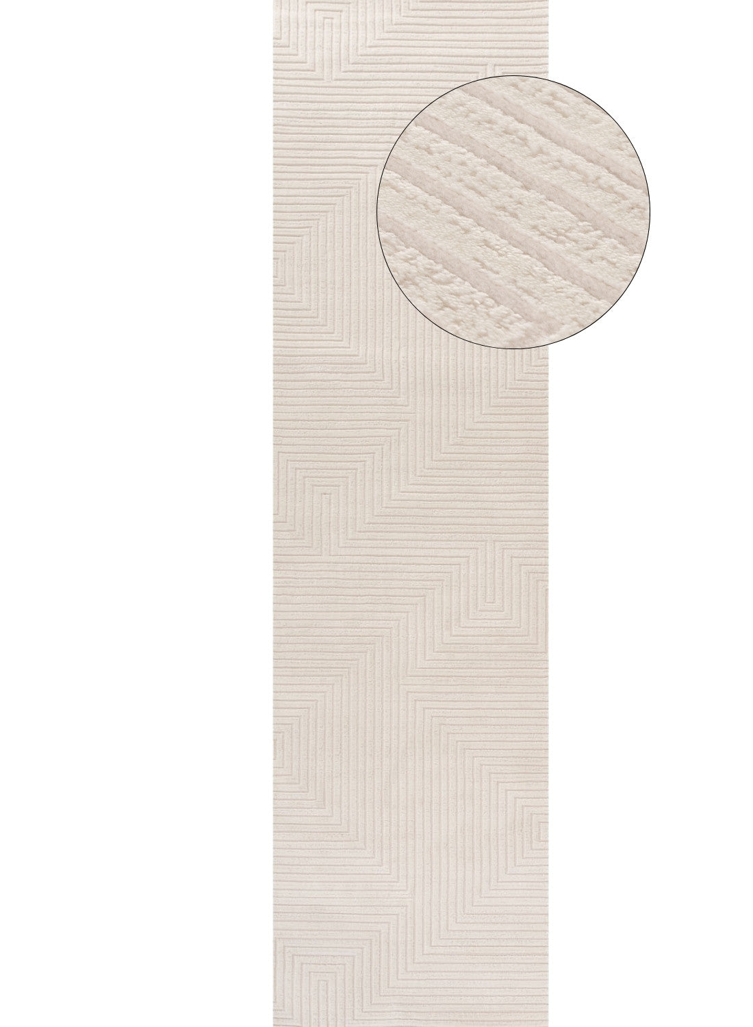 Carmel Cream Geometric Rug | 6040 - PN Home