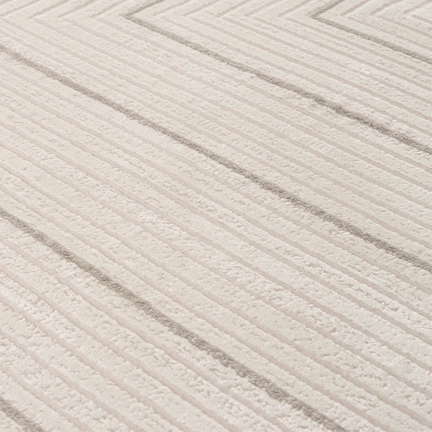 Carmel Cream-Grey Geometric Rug | 6040 - PN Home
