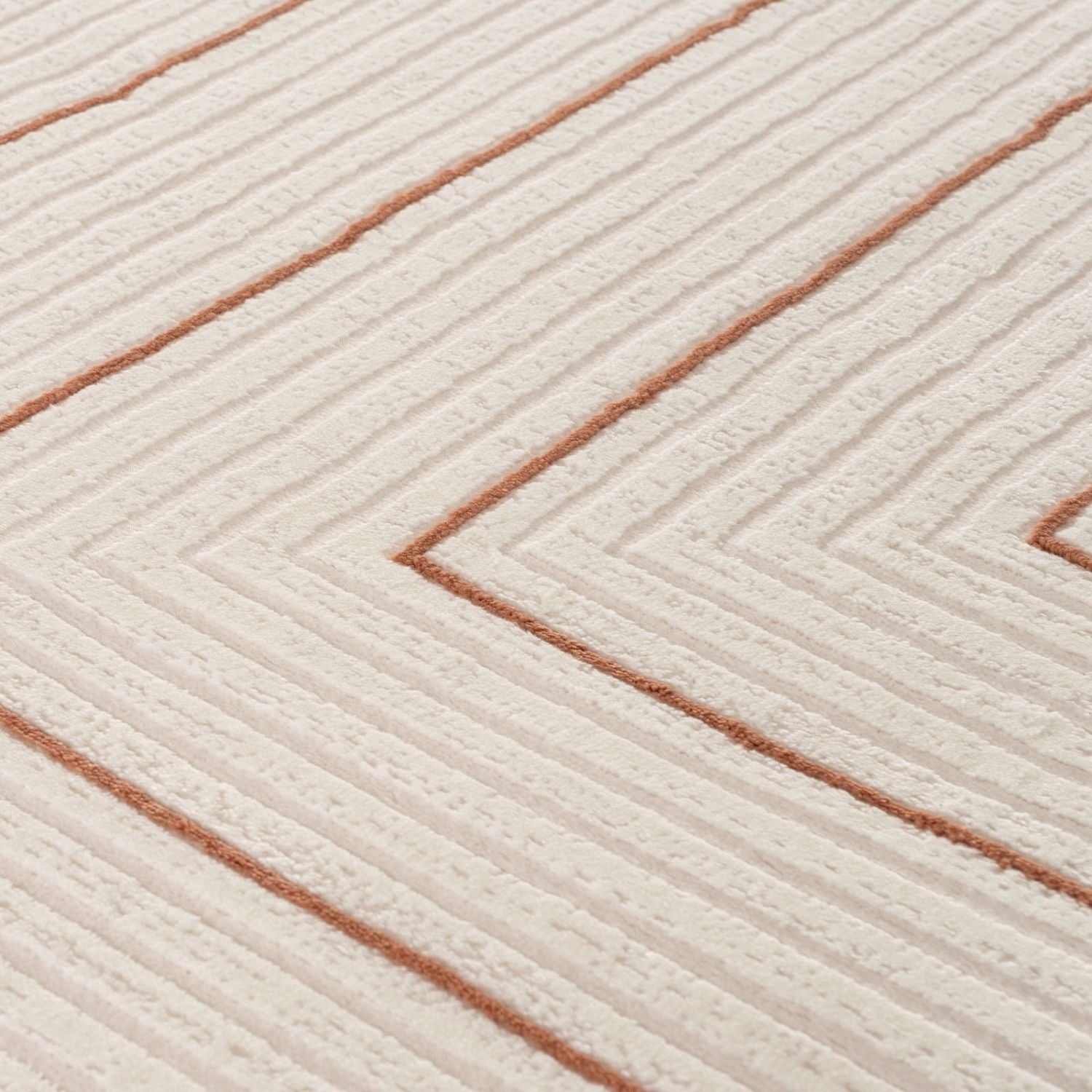 Carmel Cream-Terra Geometric Rug | 6040 - PN Home