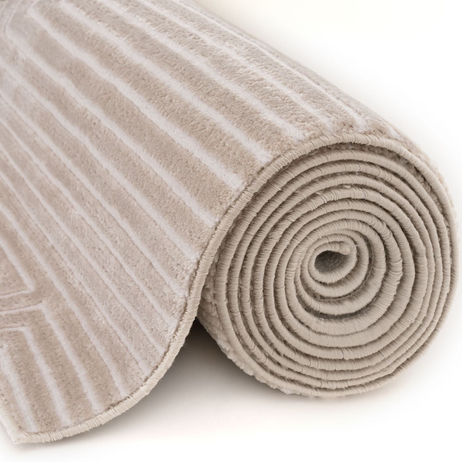 Carmel Beige-Cream Geometric Rug | 6050 - PN Home