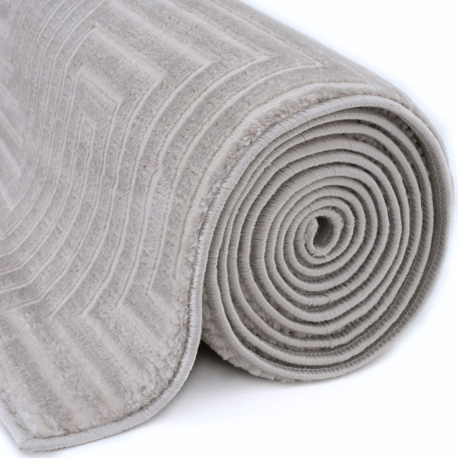 Carmel Grey-Cream Geometric Rug | 6050 - PN Home