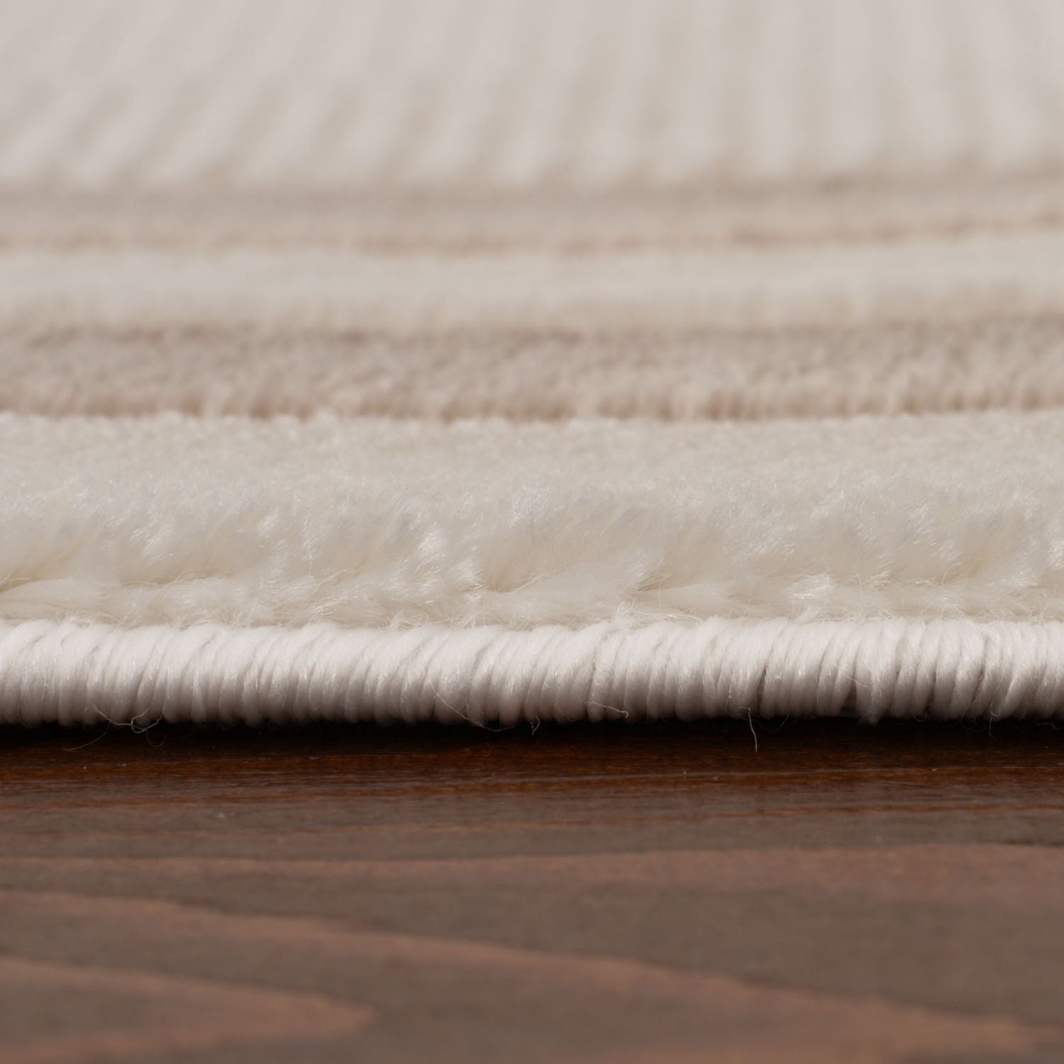 Carmel Cream-Beige Bordered Rug | 6060 - PN Home