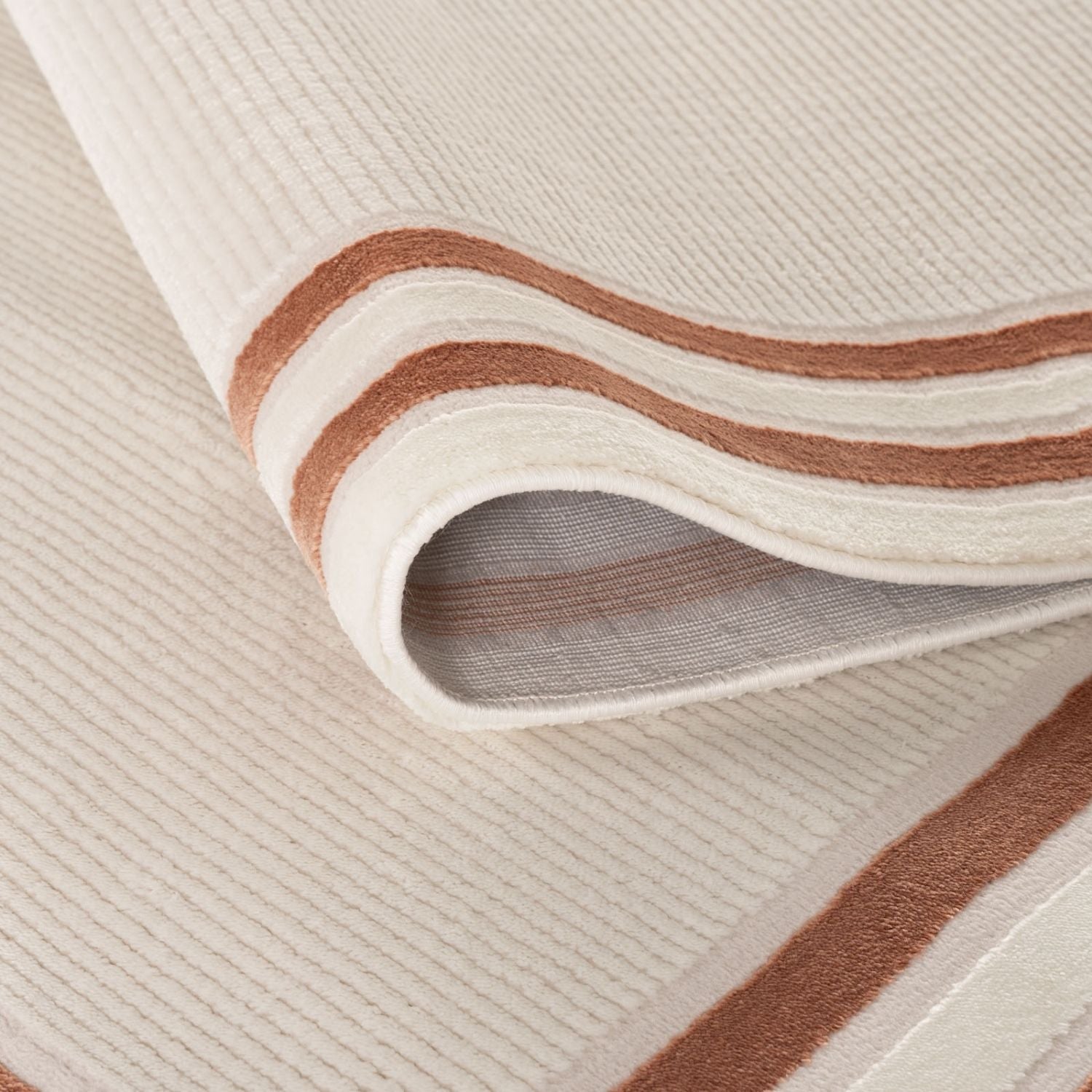 Carmel Cream-Terra Bordered Rug | 6060 - PN Home