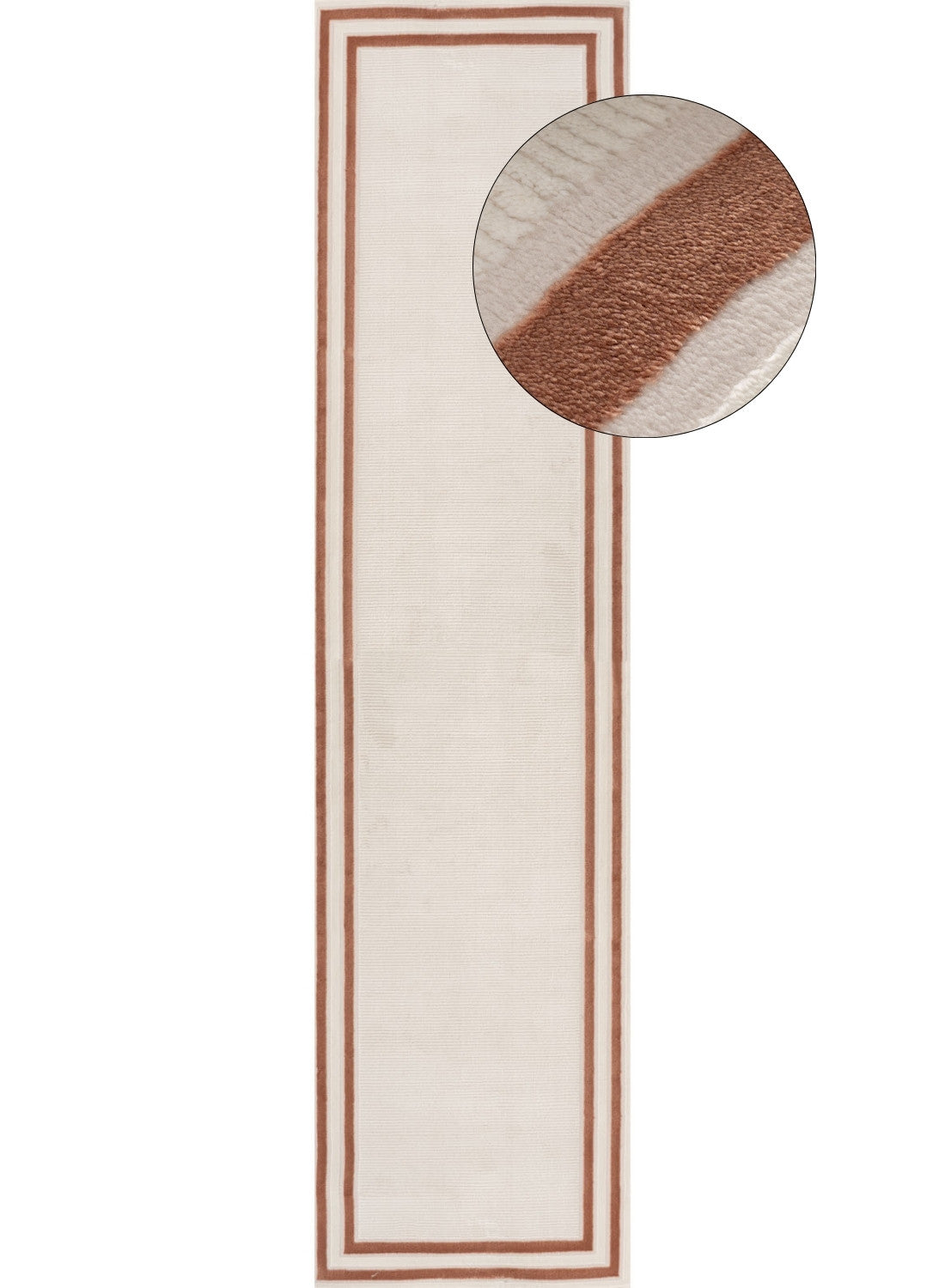 Carmel Cream-Terra Bordered Rug | 6060 - PN Home