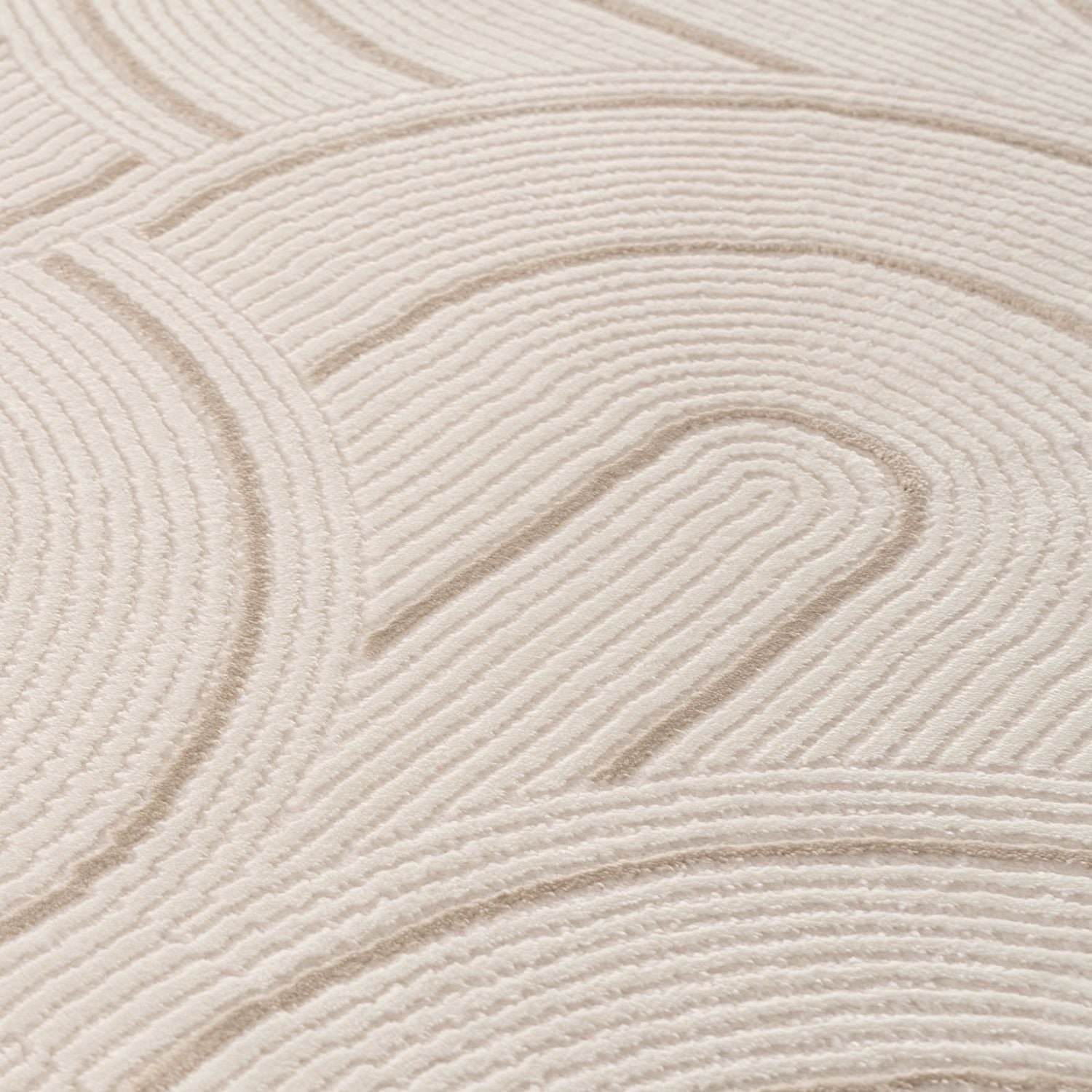 Carmel Cream-Beige Geometric Rug | 6070 - PN Home