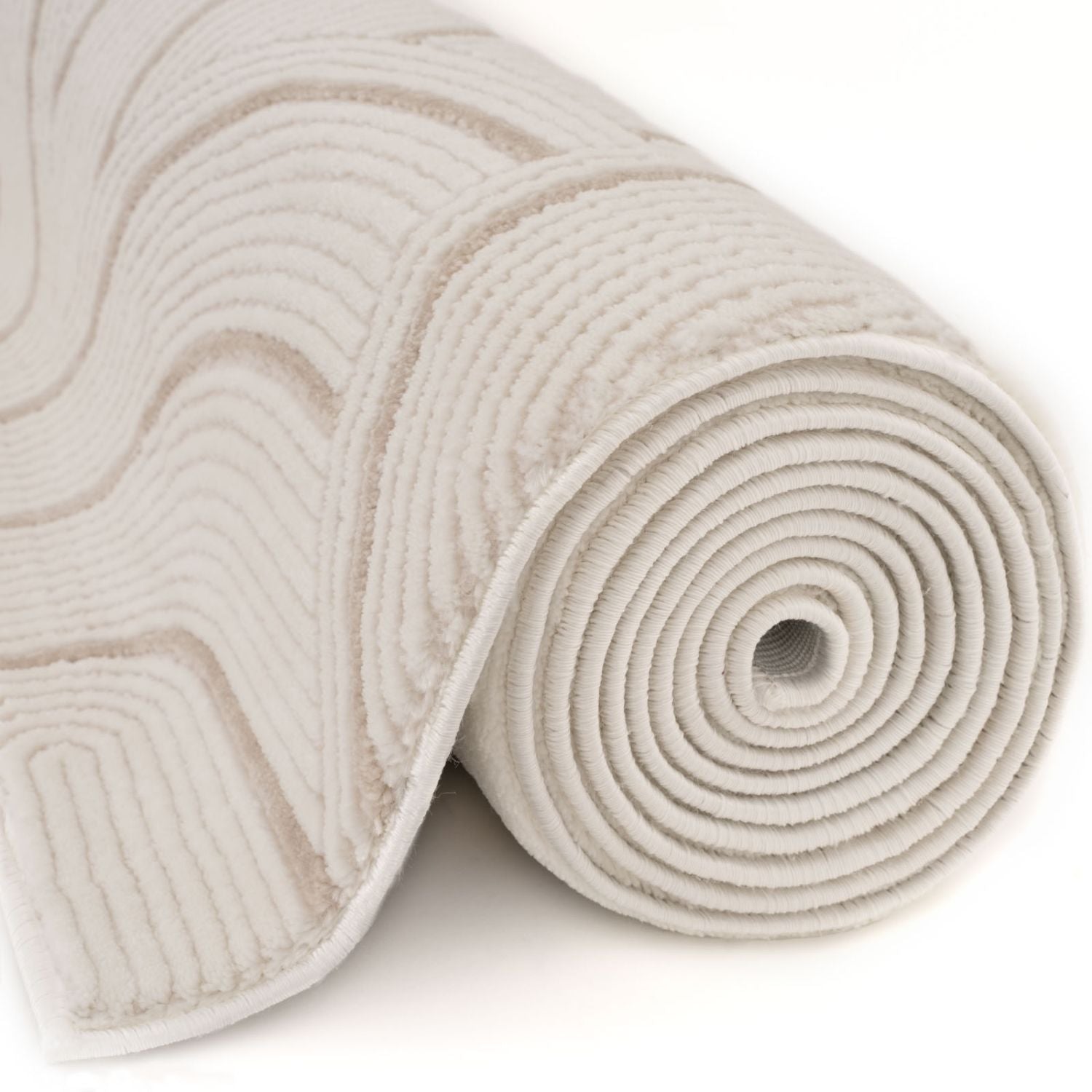 Carmel Cream-Beige Geometric Rug | 6070 - PN Home
