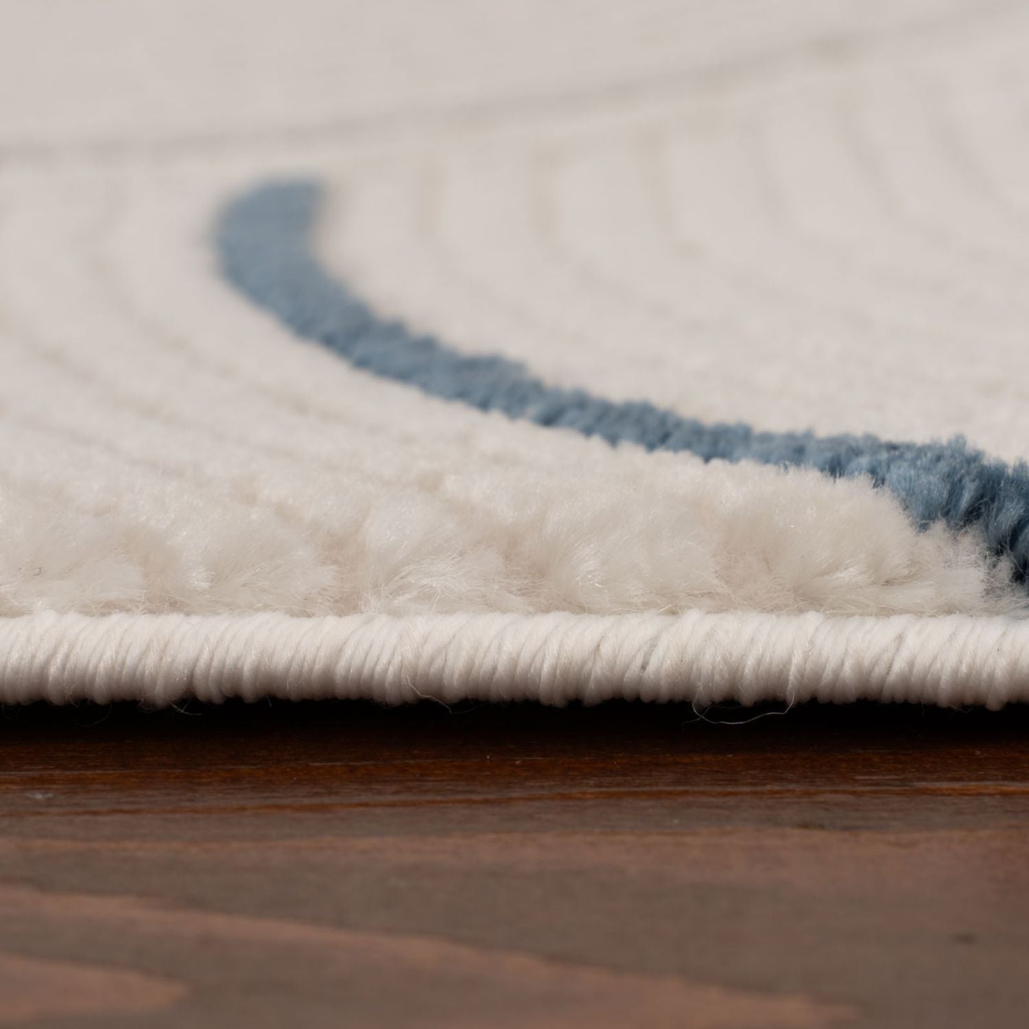 Carmel Cream-Blue Geometric Rug | 6070 - PN Home
