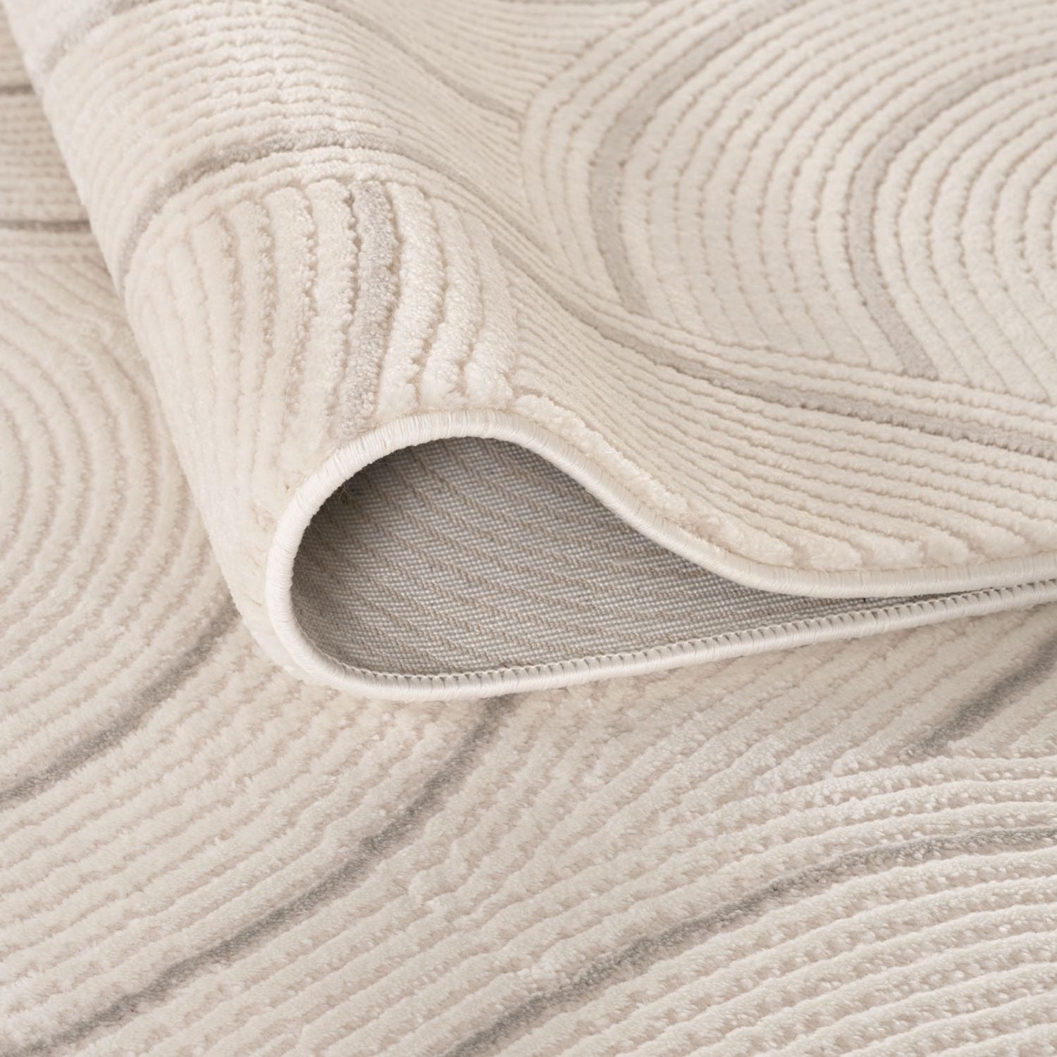 Carmel Cream-Grey Geometric Rug | 6070 - PN Home