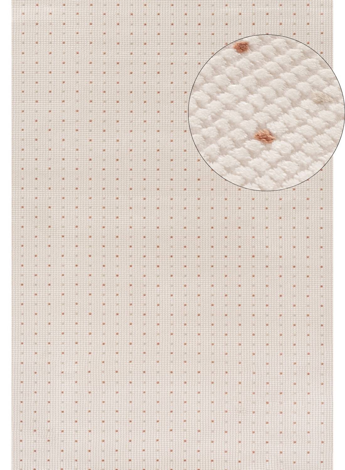 Carmel Cream-Terra Dots Rug | 6080 - PN Home