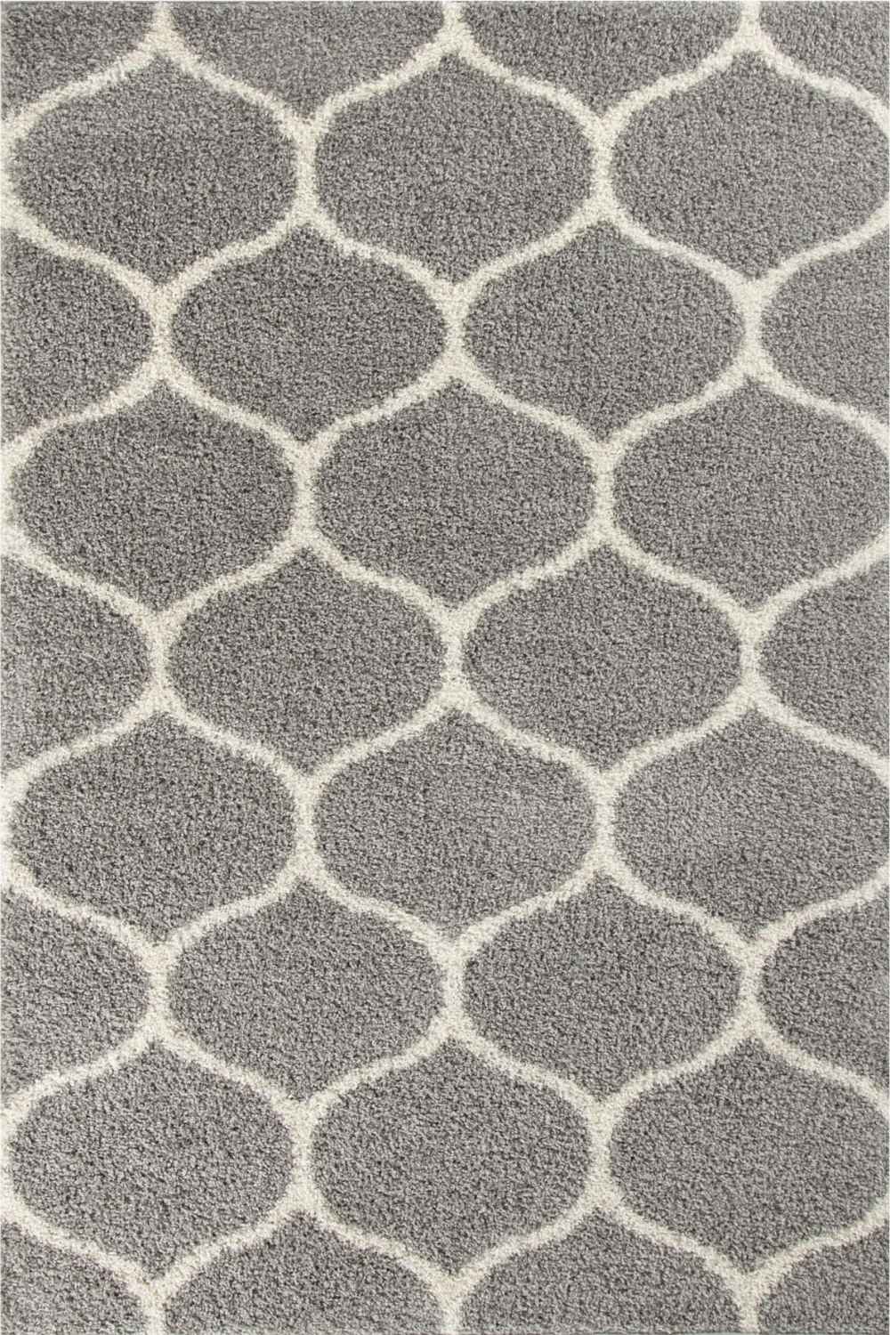 Moroccan Grey Shaggy Rug | 610 - PN Home