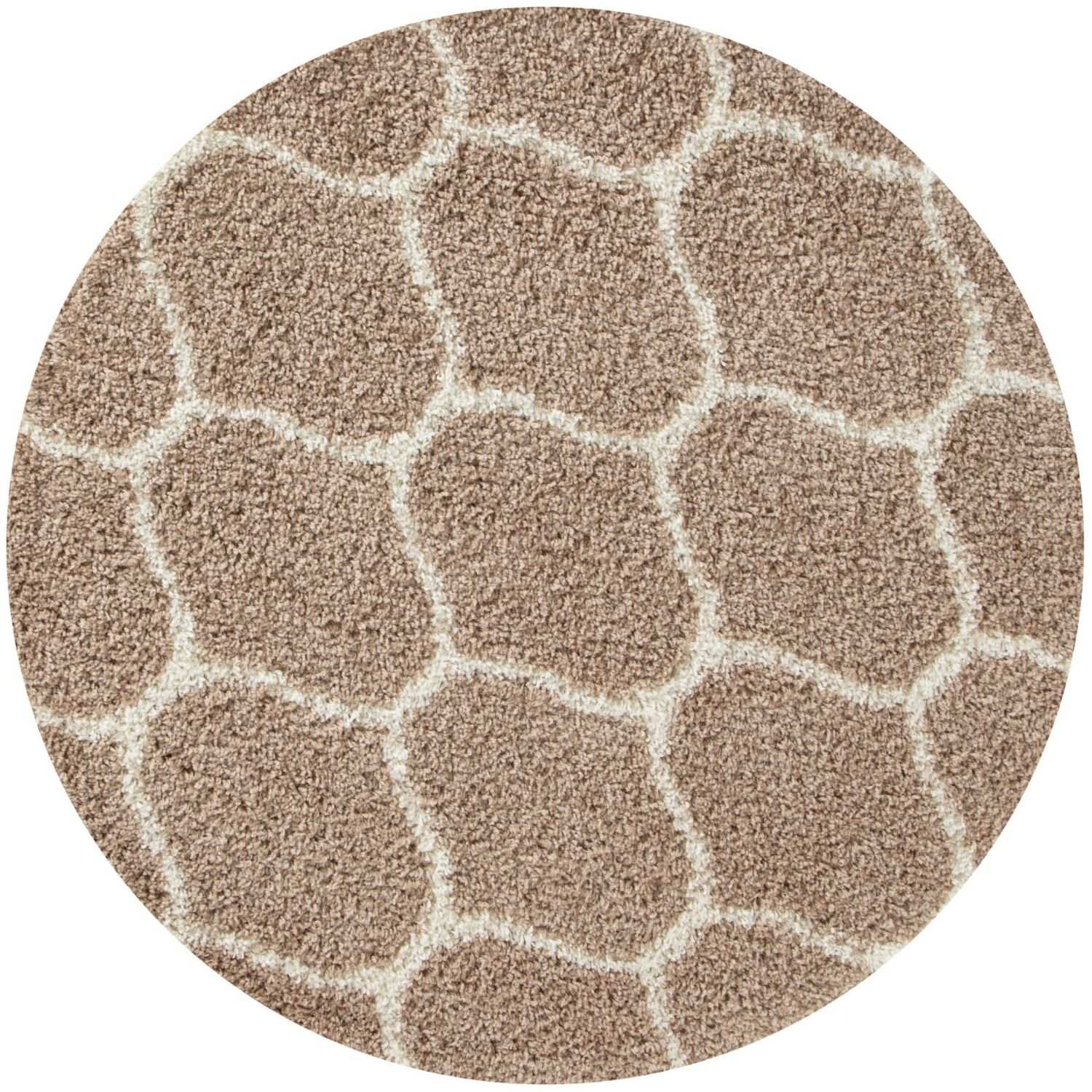 Moroccan Beige Shaggy Rug | 620 - PN Home