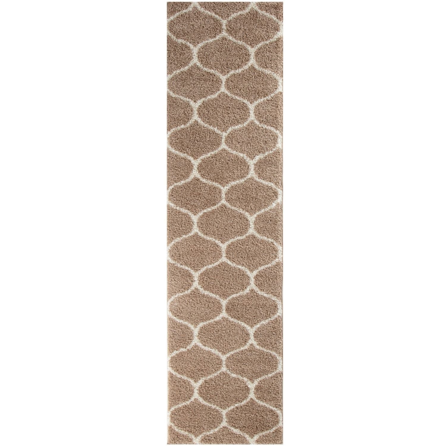 Moroccan Beige Shaggy Rug | 620 - PN Home