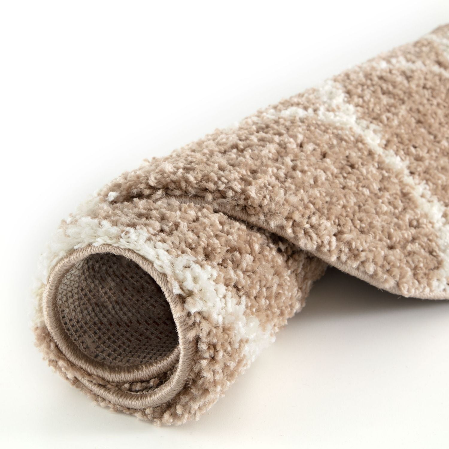 Moroccan Beige Shaggy Rug | 620 - PN Home
