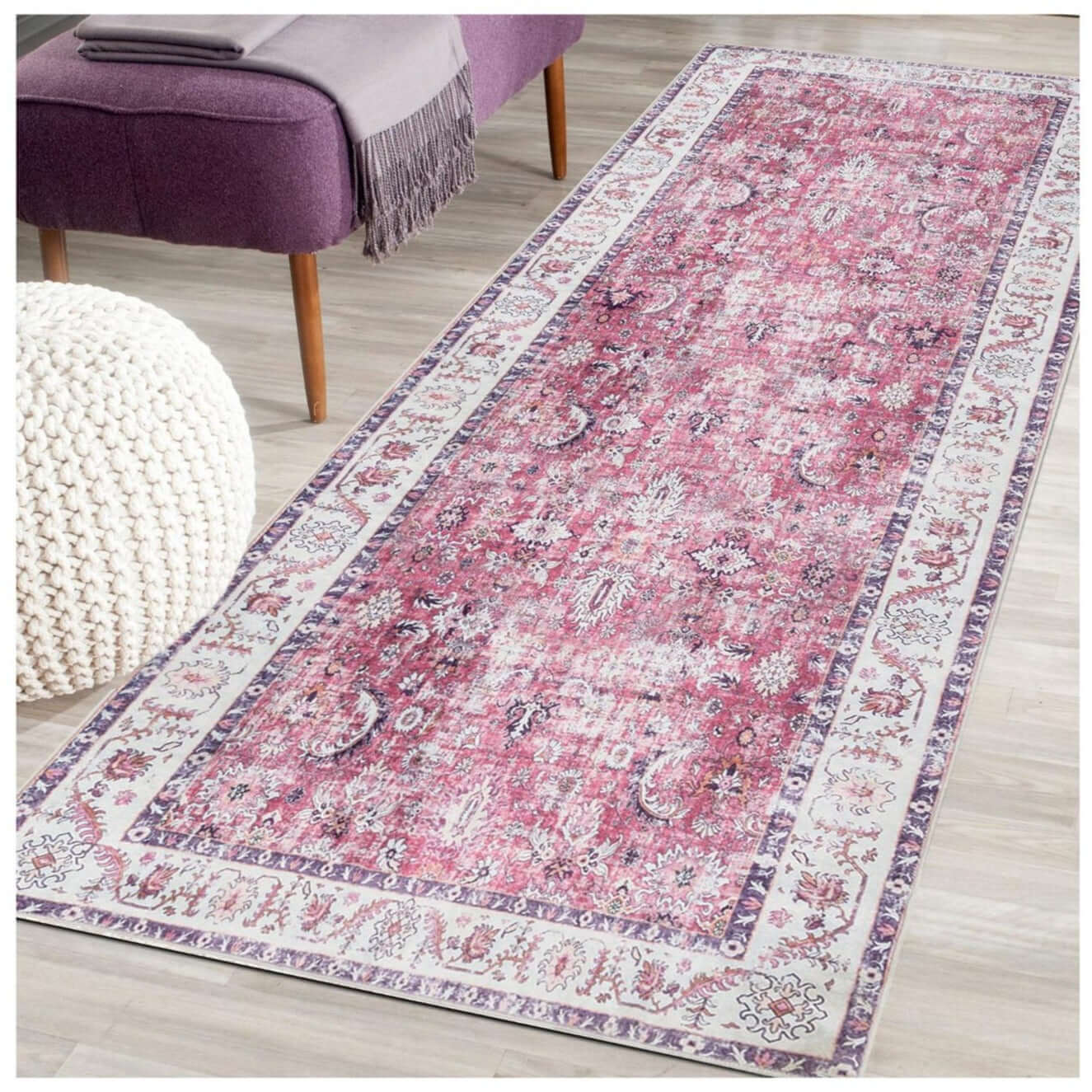 Rada Vintage Washable Rug - PN Home