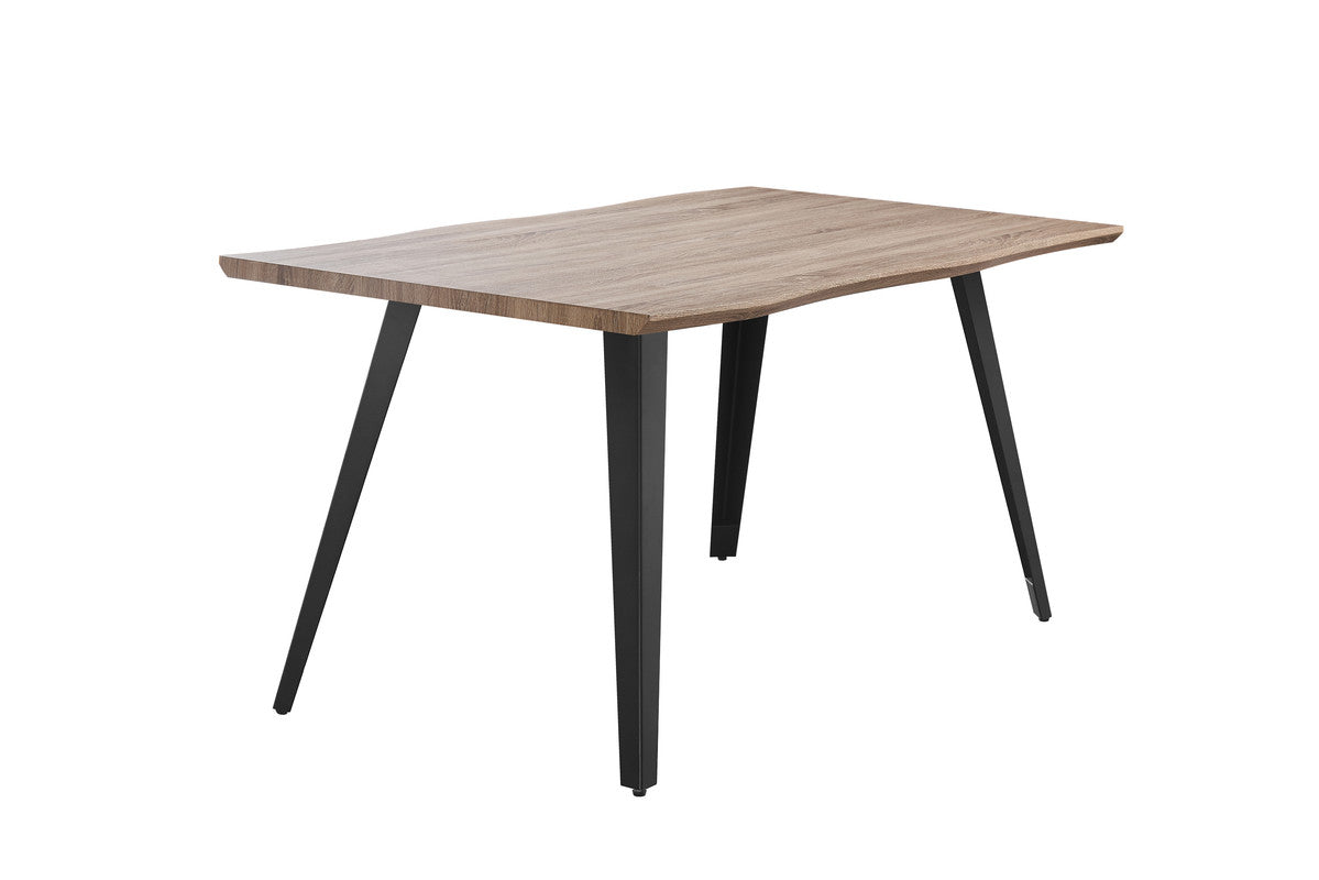 Oxford Rocco LUX Dining Set, a Table and Chairs Set of 6, Walnut