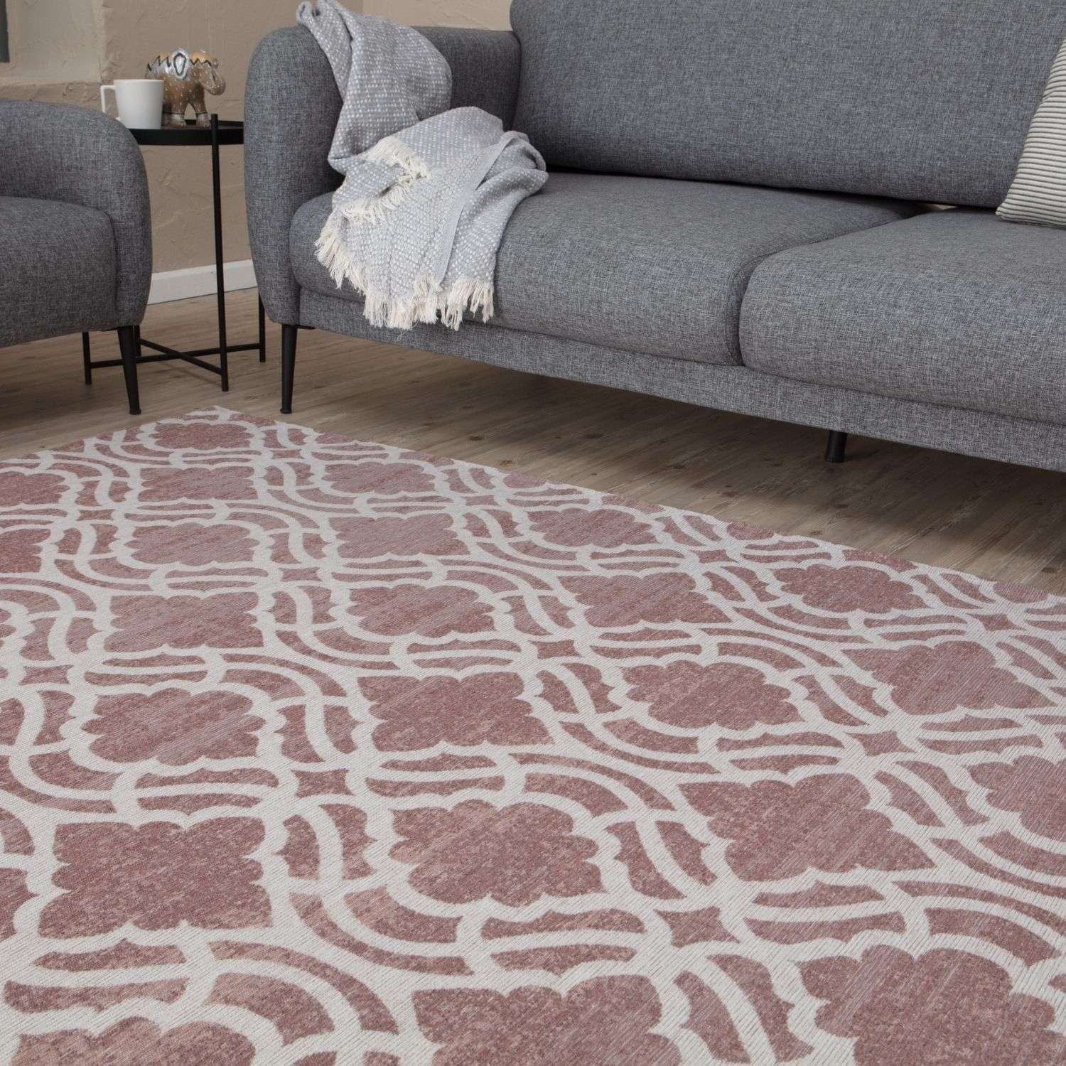 Washable Rug Carina Pink | 6902P - PN Home