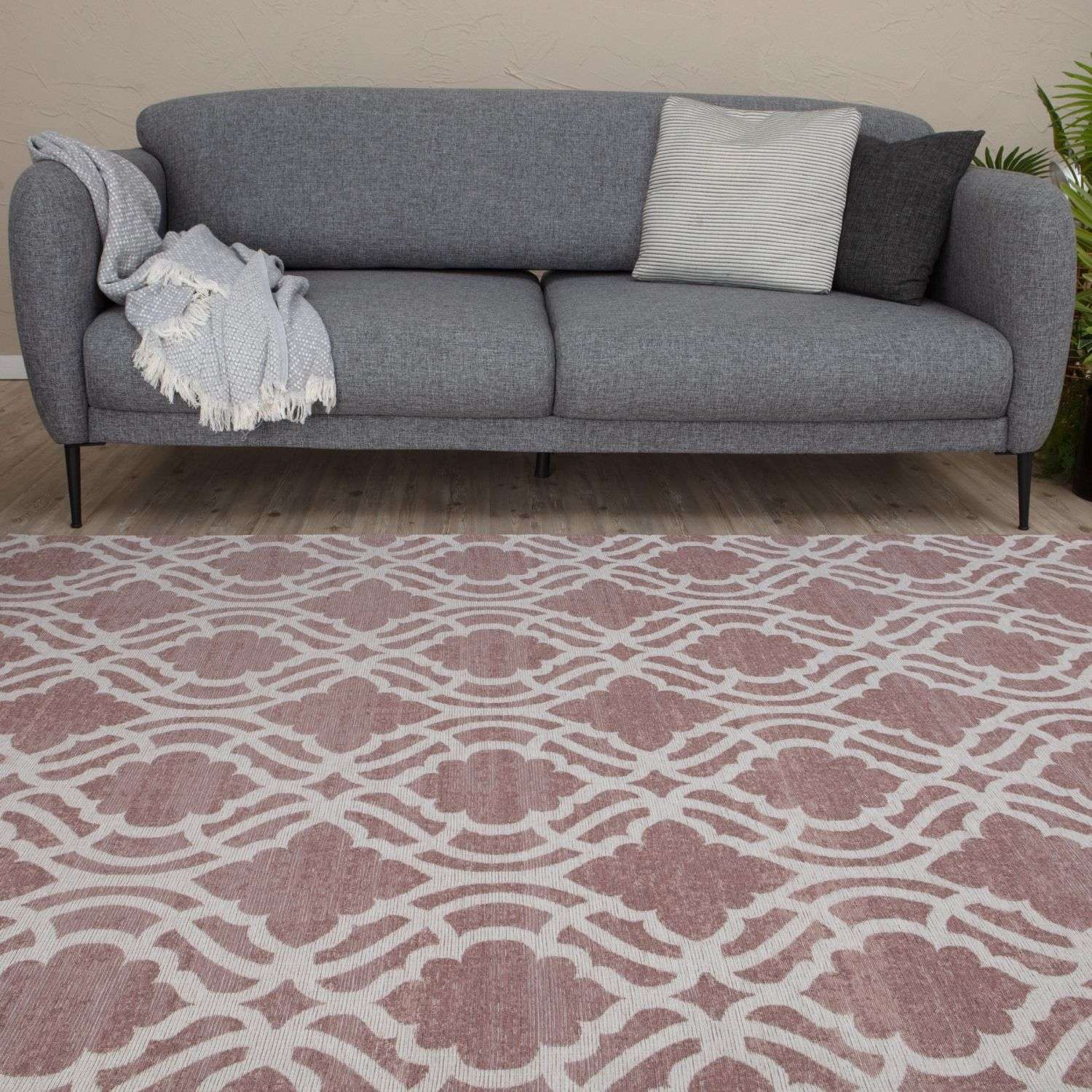 Washable Rug Carina Pink | 6902P - PN Home