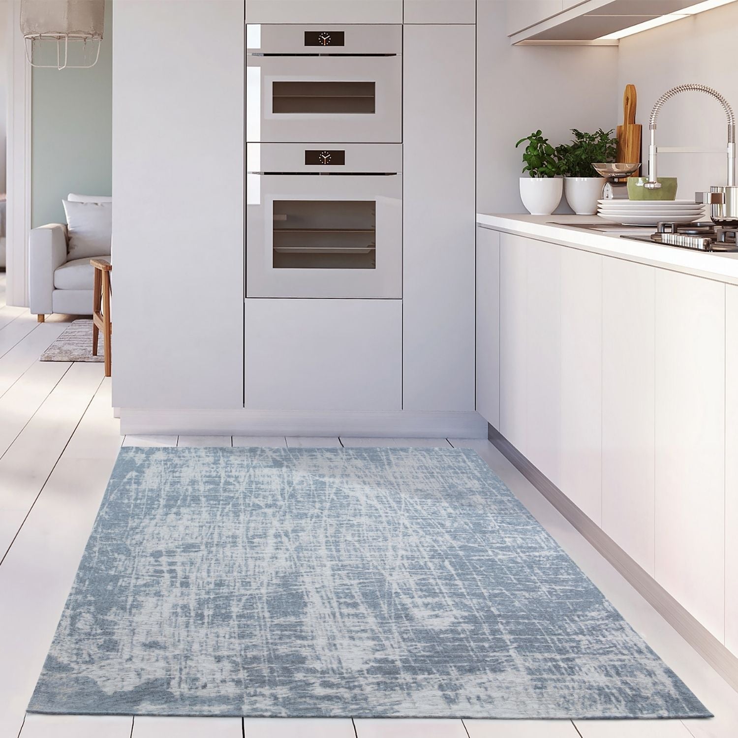 Washable Rug Carina Blue | 6923 - PN Home