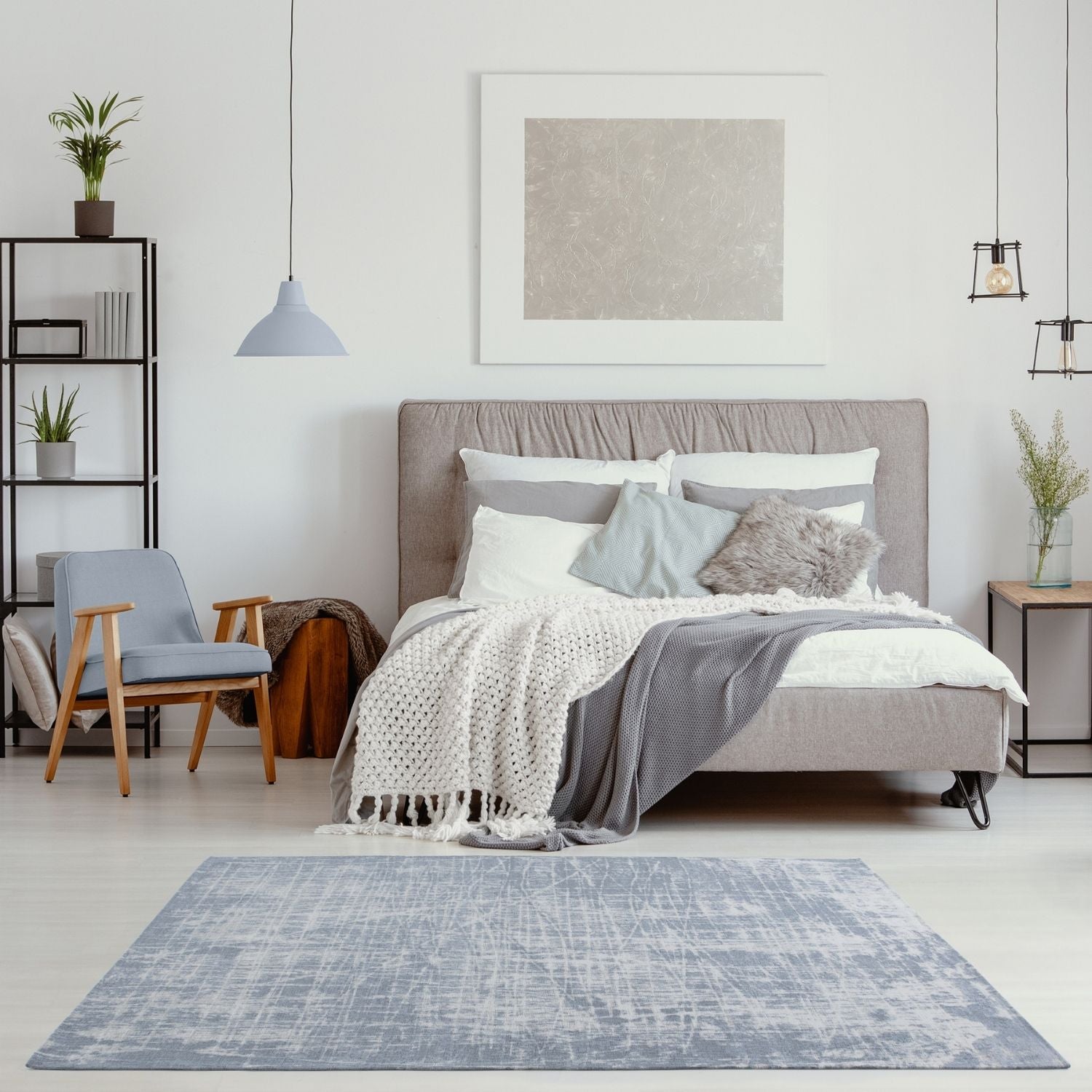 Washable Rug Carina Blue | 6923 - PN Home