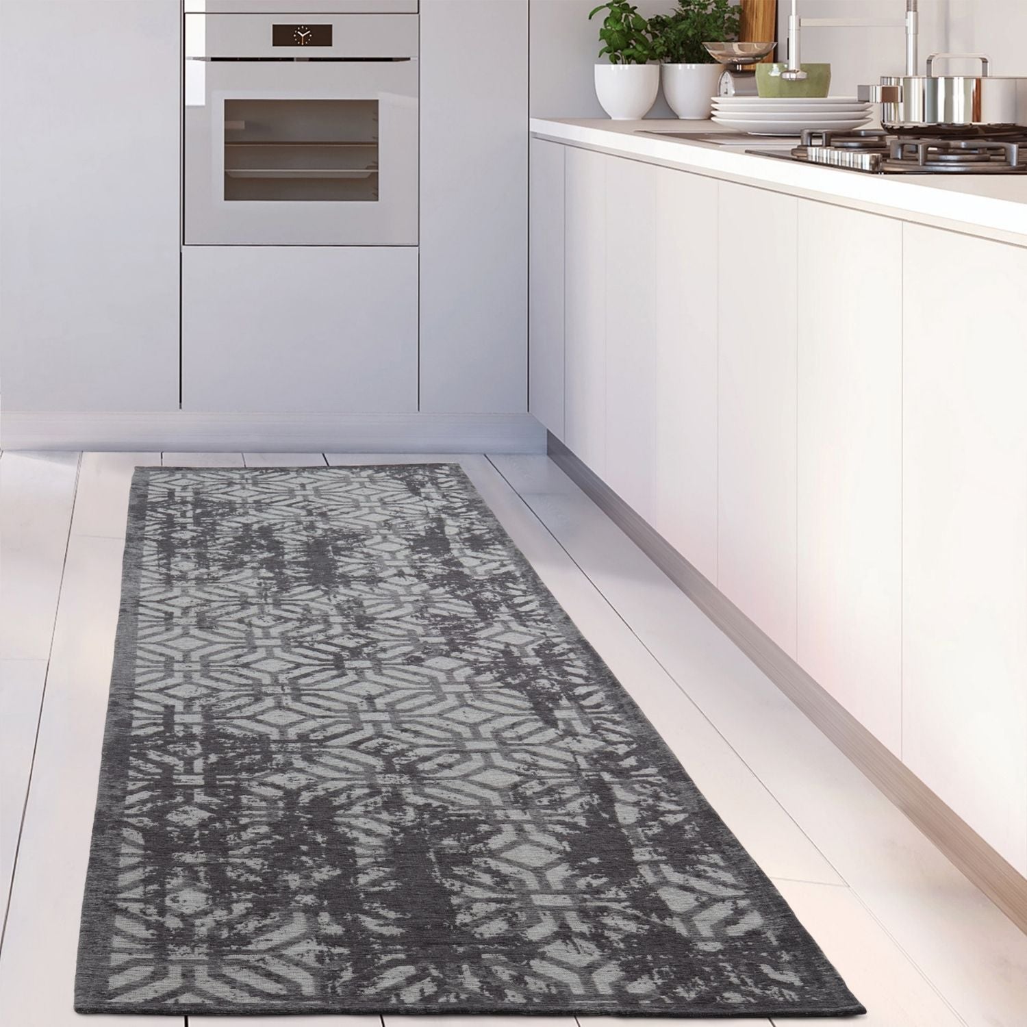 Washable Rug Carina Black | 6930B - PN Home