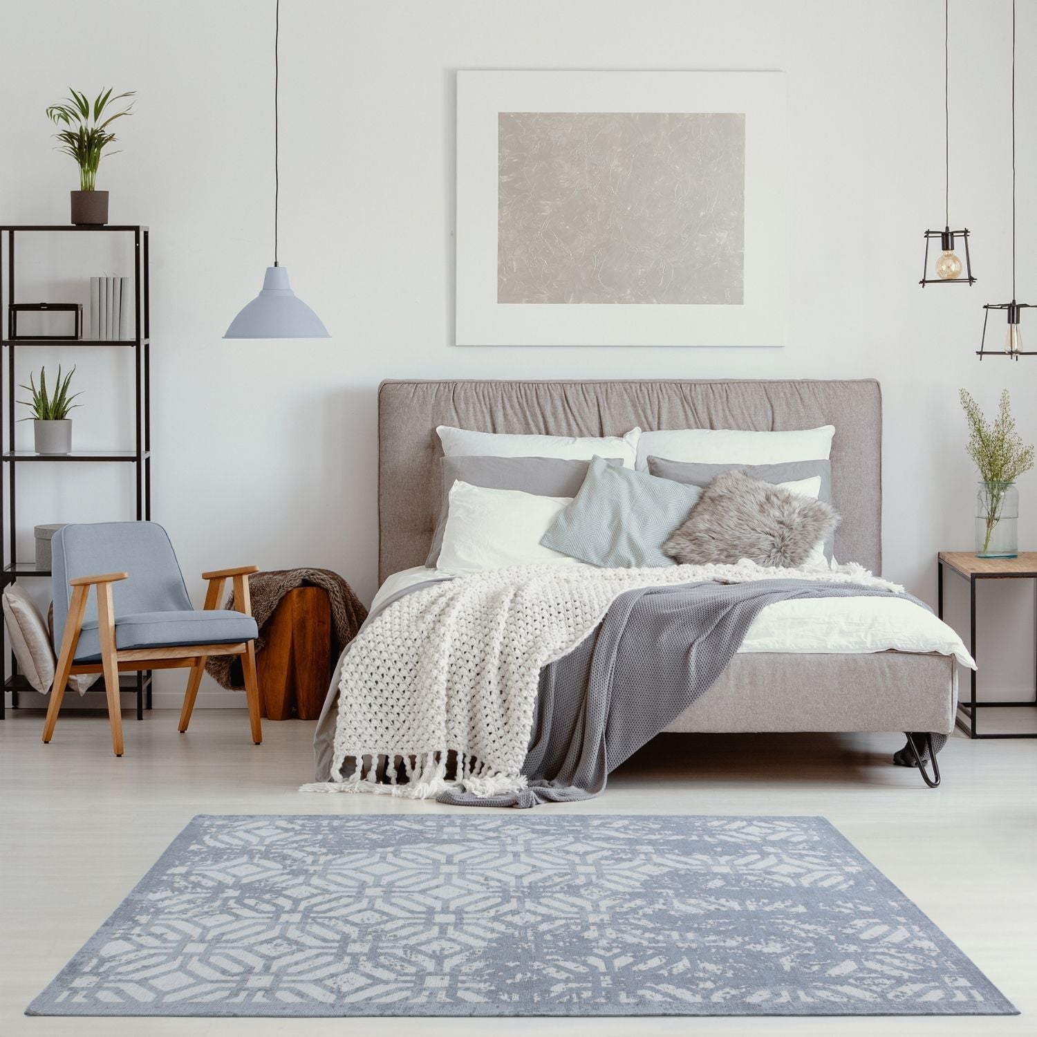 Washable Rug Carina Blue | 6931B - PN Home