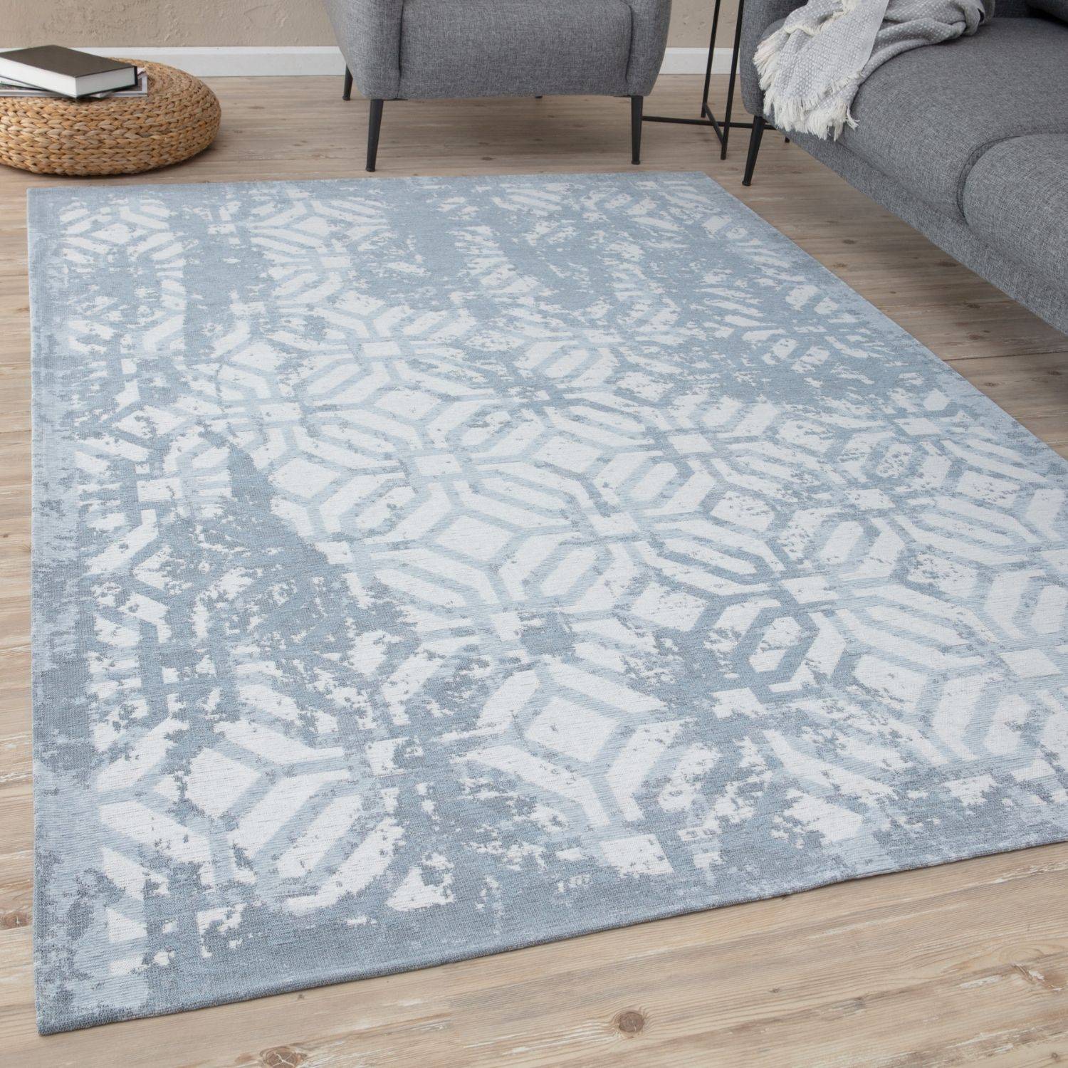 Washable Rug Carina Blue | 6931B - PN Home