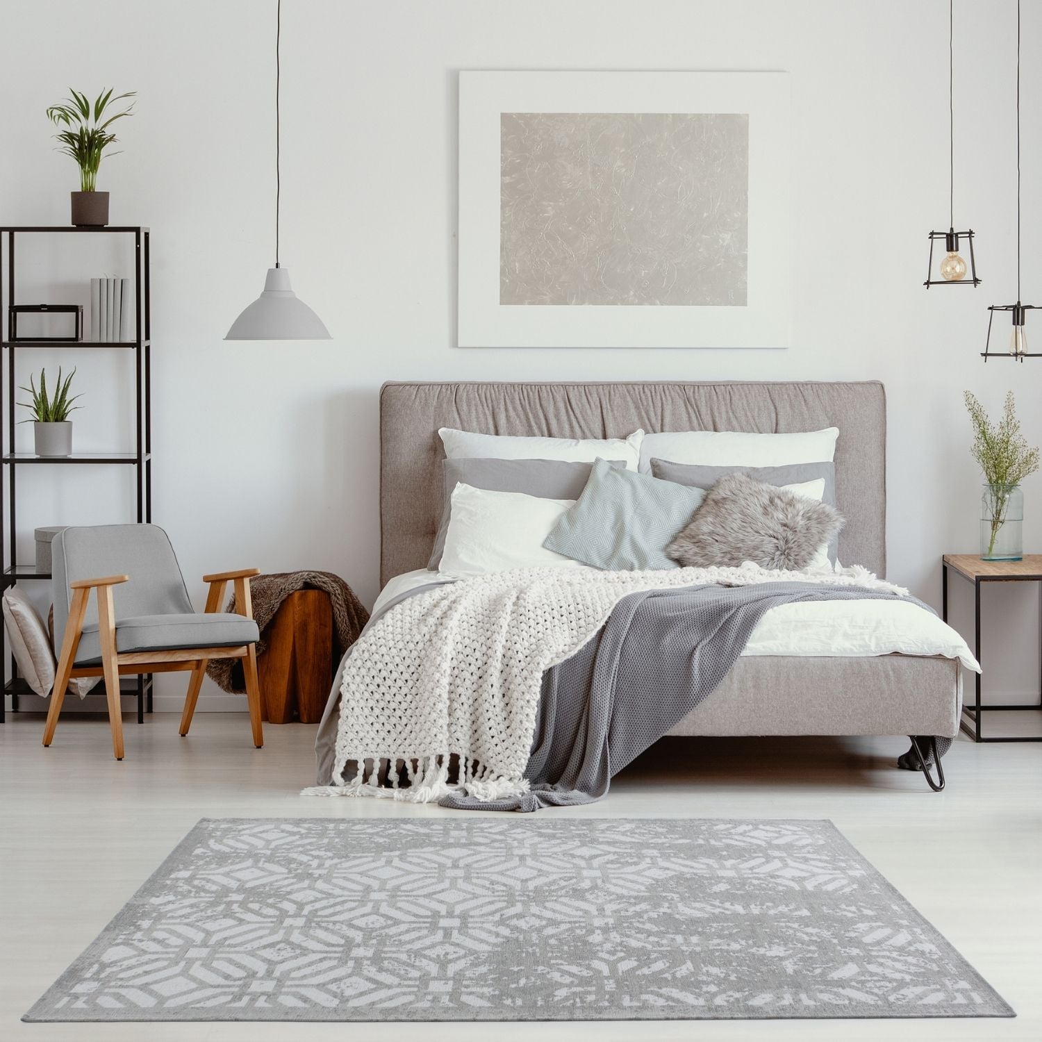 Washable Rug Carina Grey | 6932 - PN Home