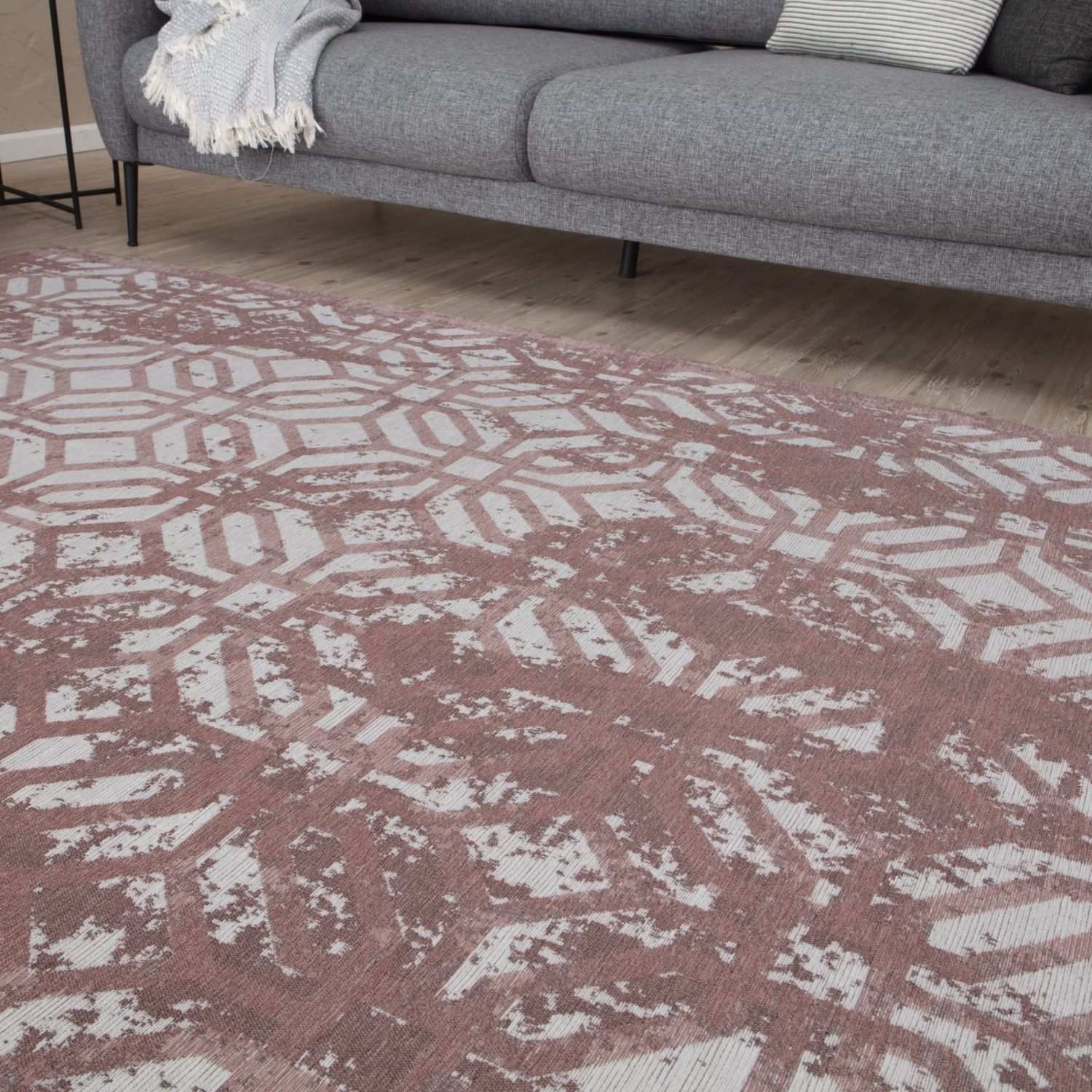 Washable Rug Carina Pink | 6933 - PN Home