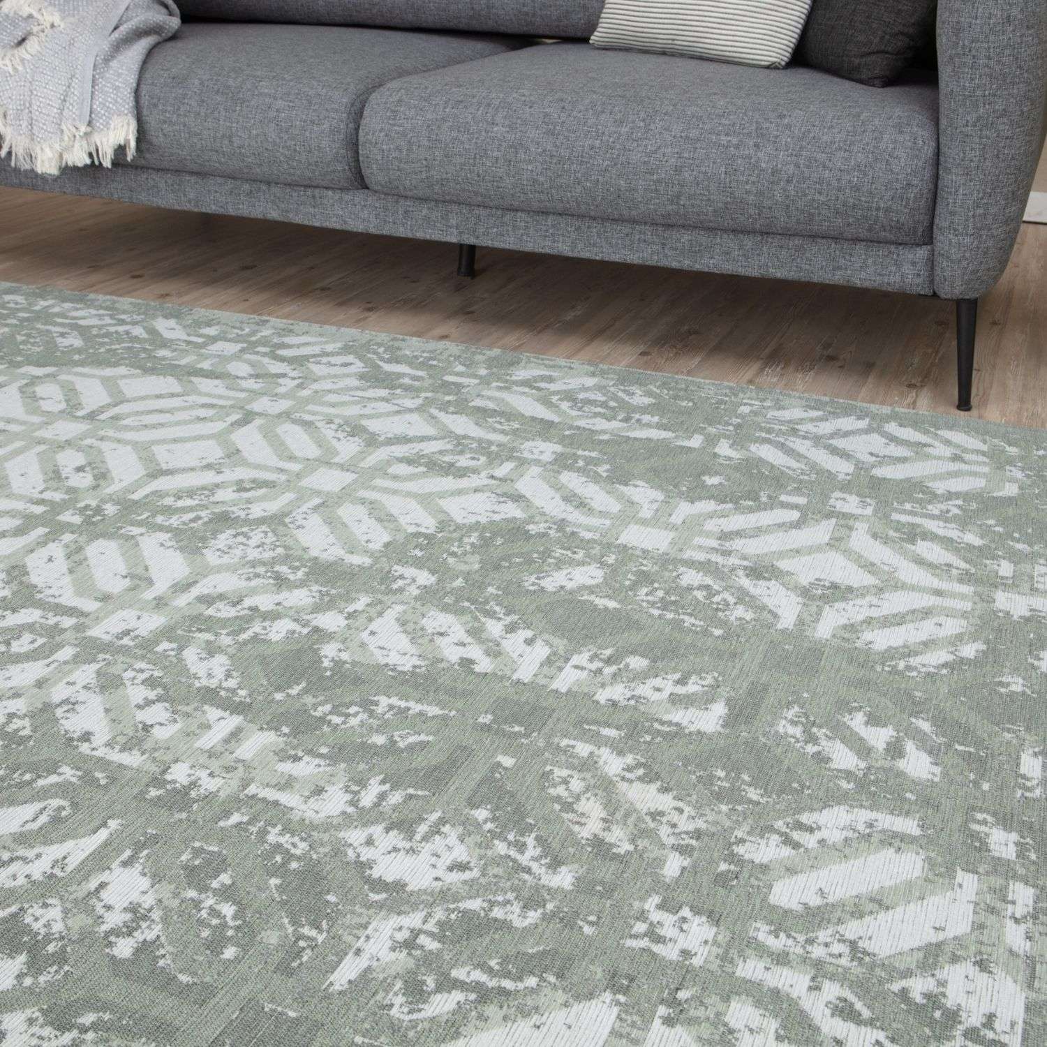 Washable Rug Carina Green | 6934 - PN Home