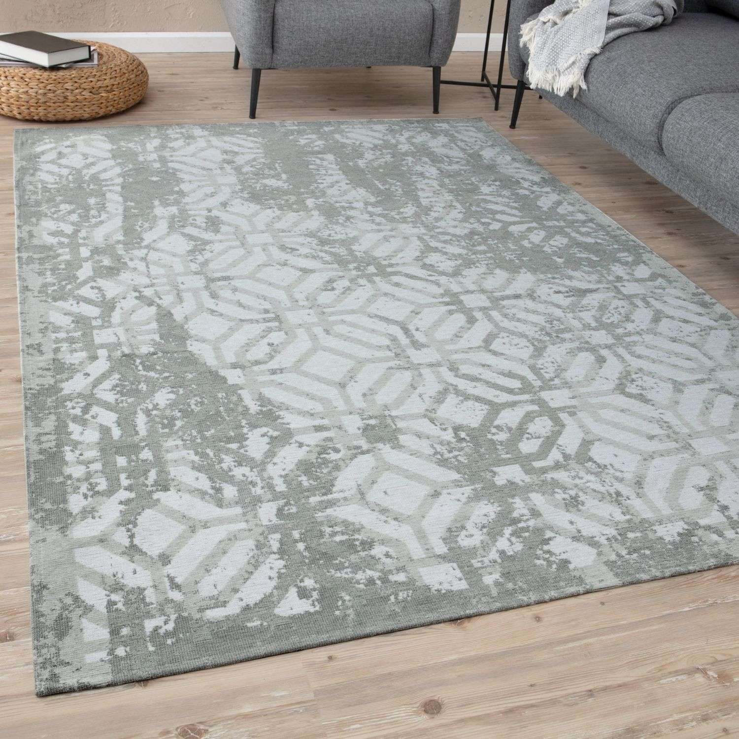 Washable Rug Carina Green | 6934 - PN Home