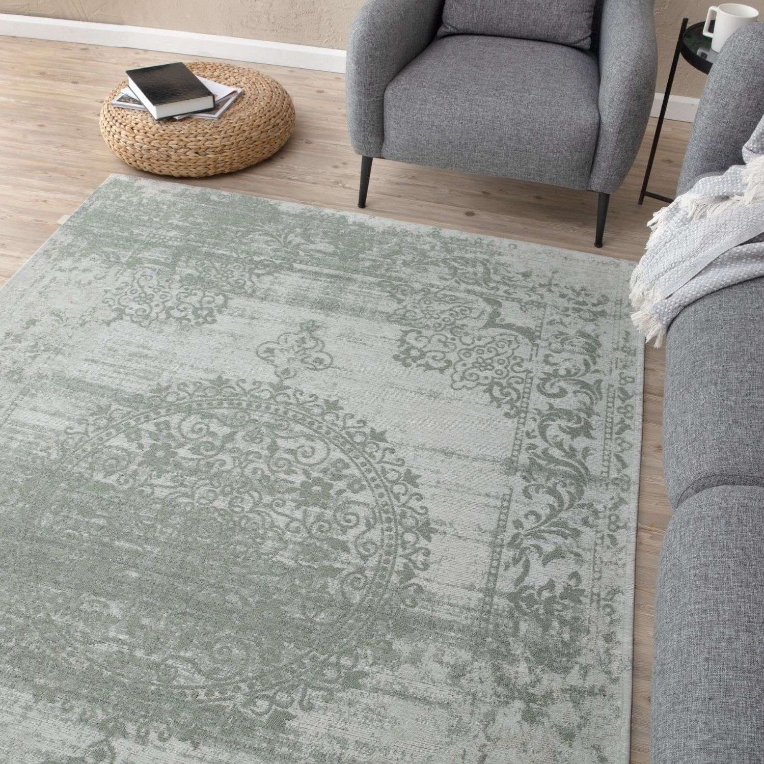 Washable Rug Carina Green | 6944 - PN Home